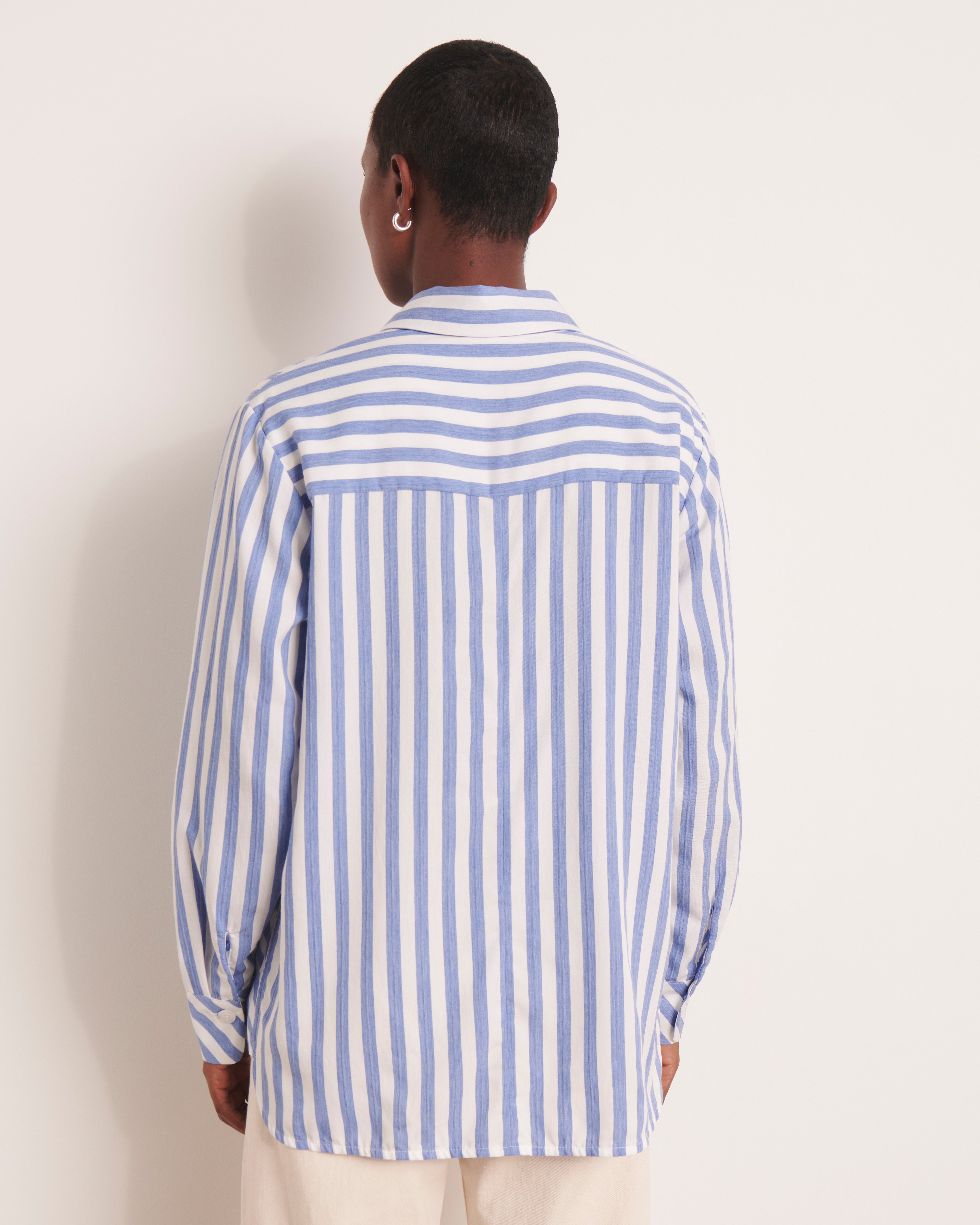 Chemise bleue à rayures CRAYURE/13060/630