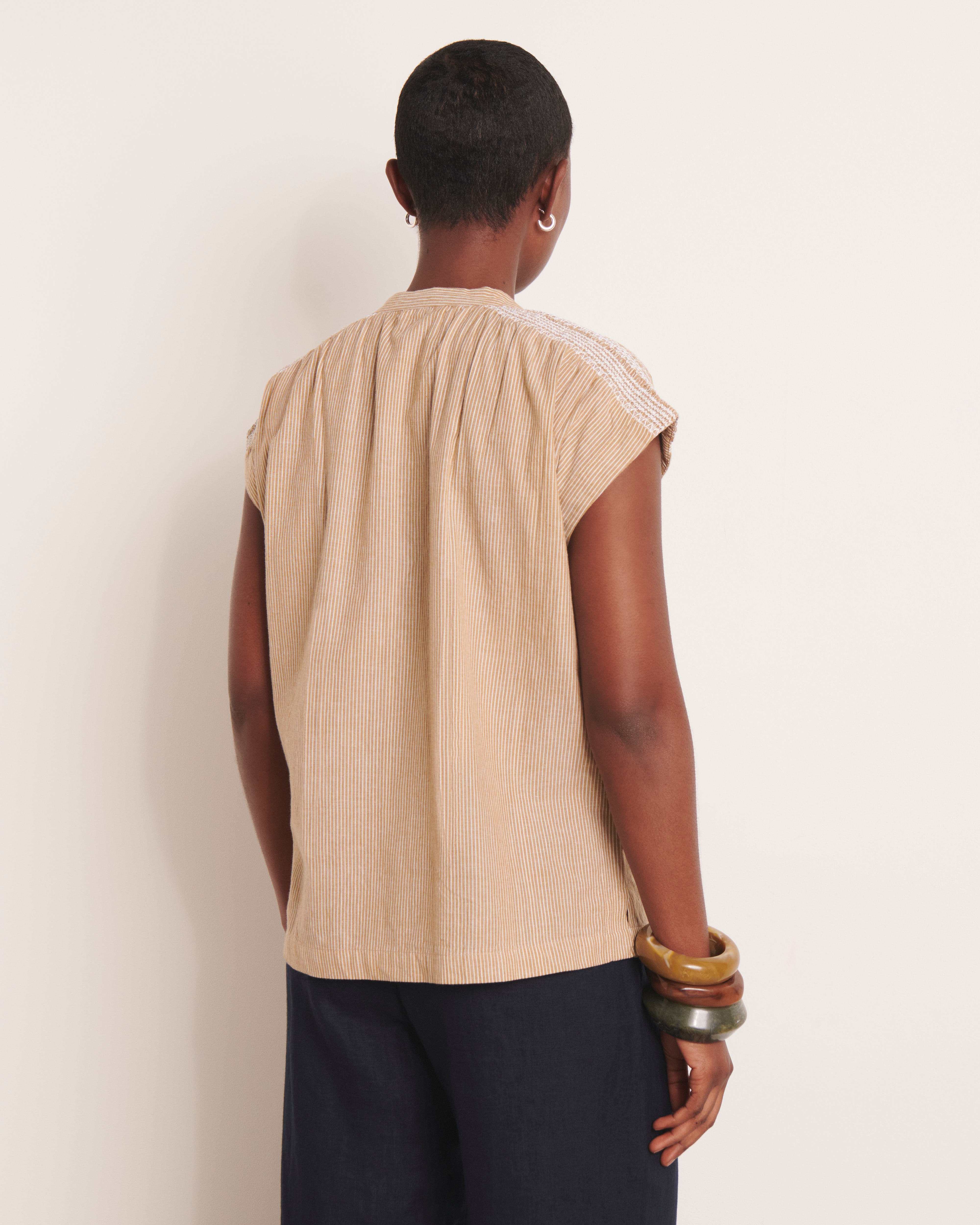 Chemise beige forme kimono CYPRUS/13173/531