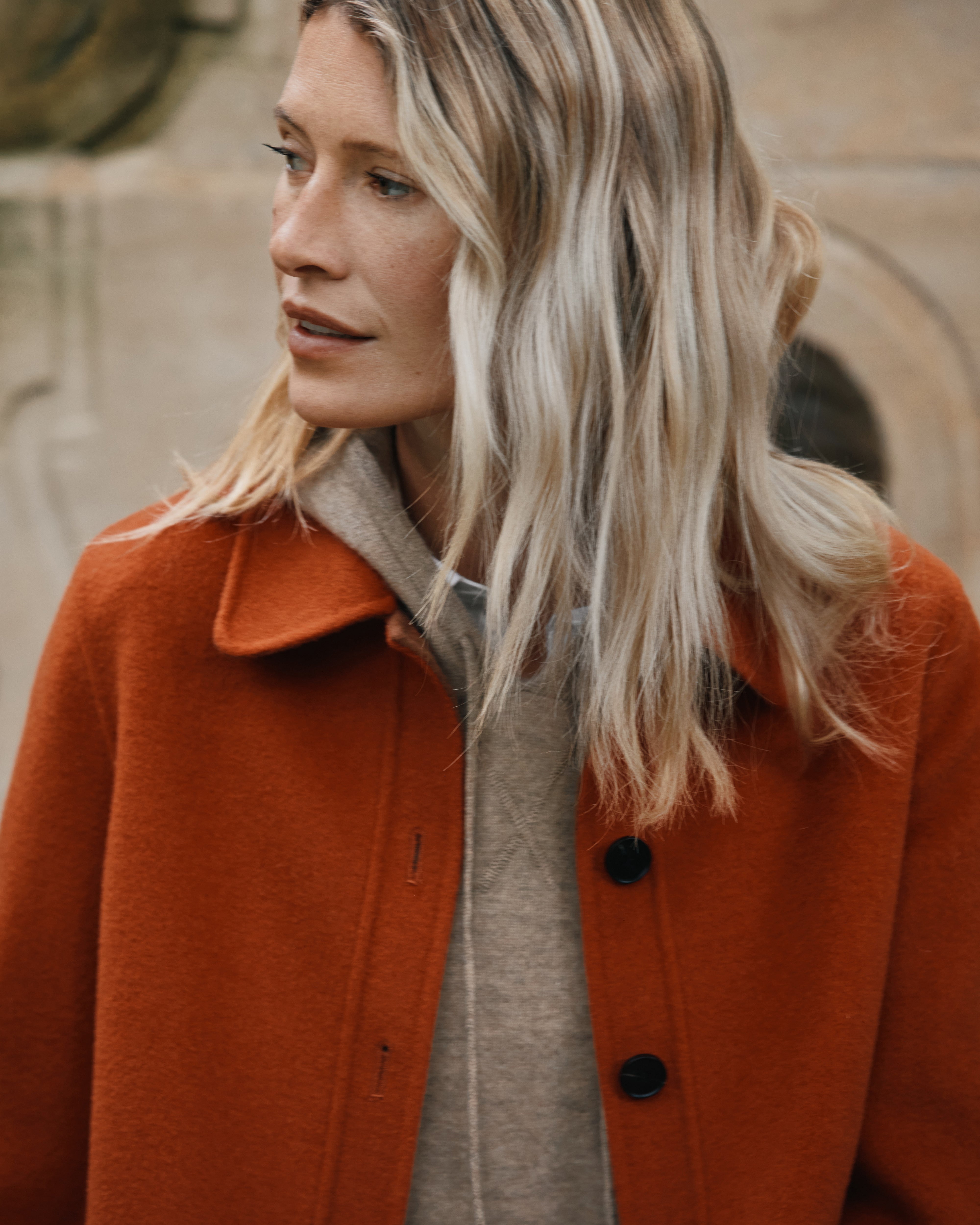 Veste courte en laine double face MISTIGRI12/12123/128