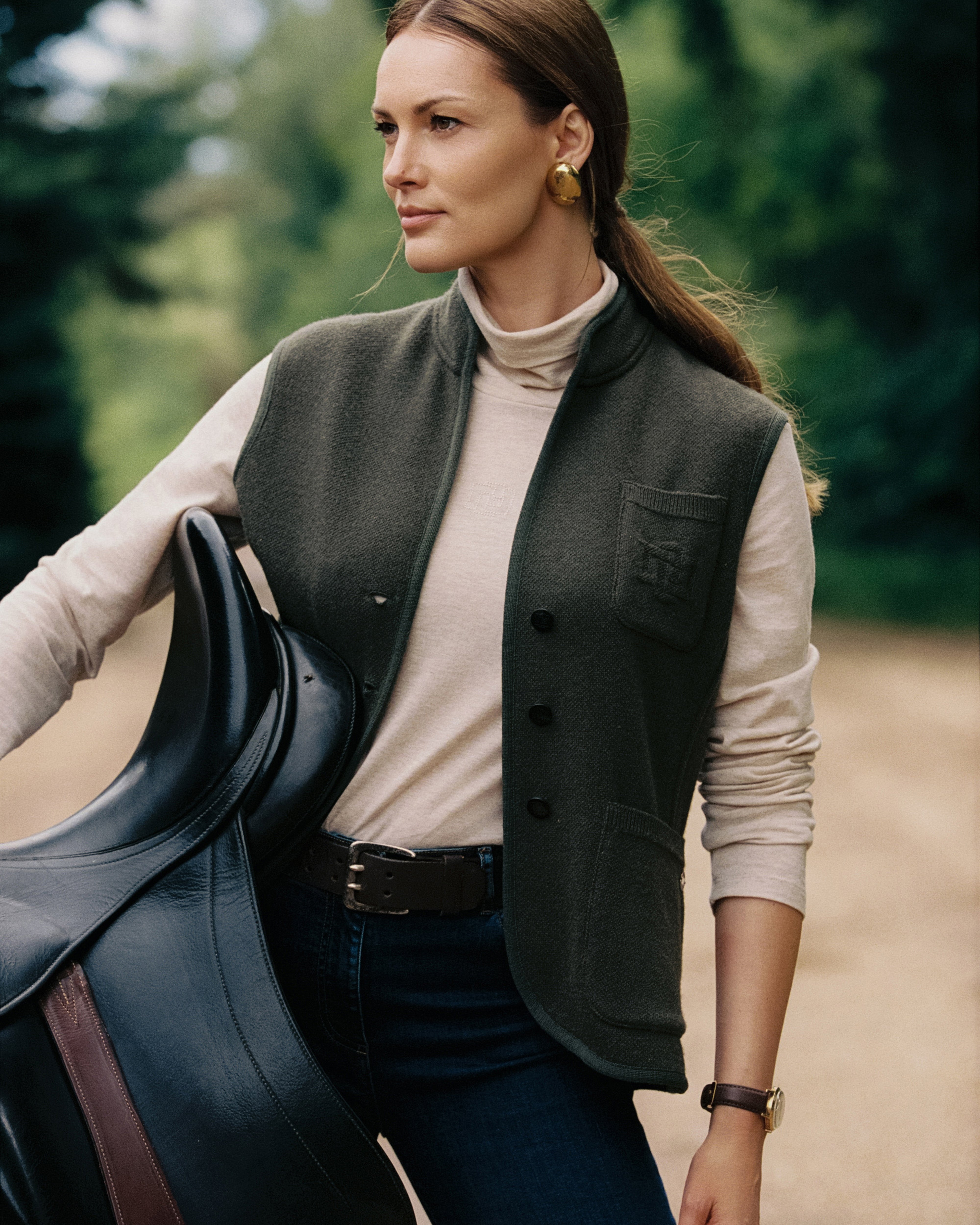 Gilet sans manches en laine et cachemire GASPARD/12206/861