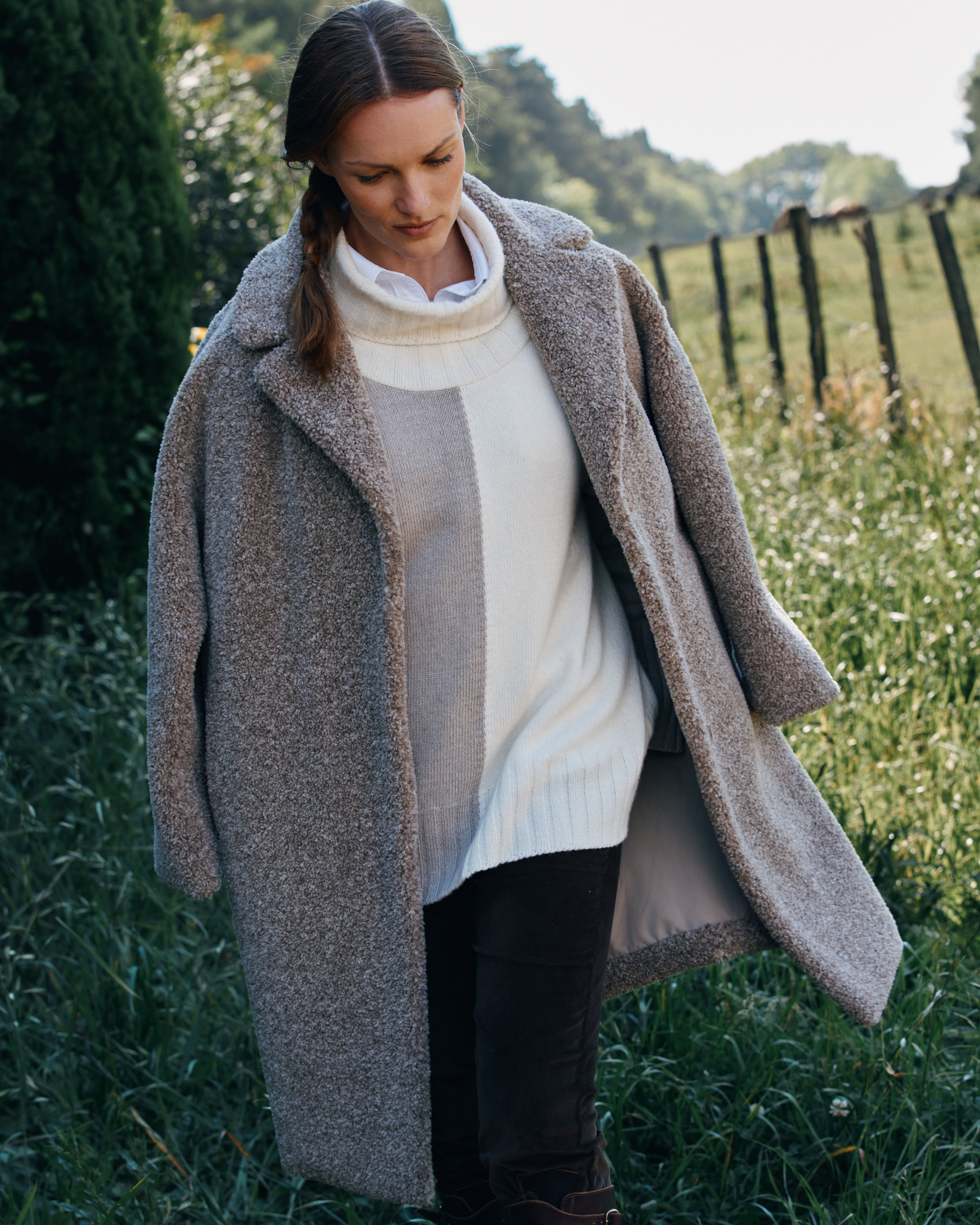 Mid-length coat METEO/12033/022