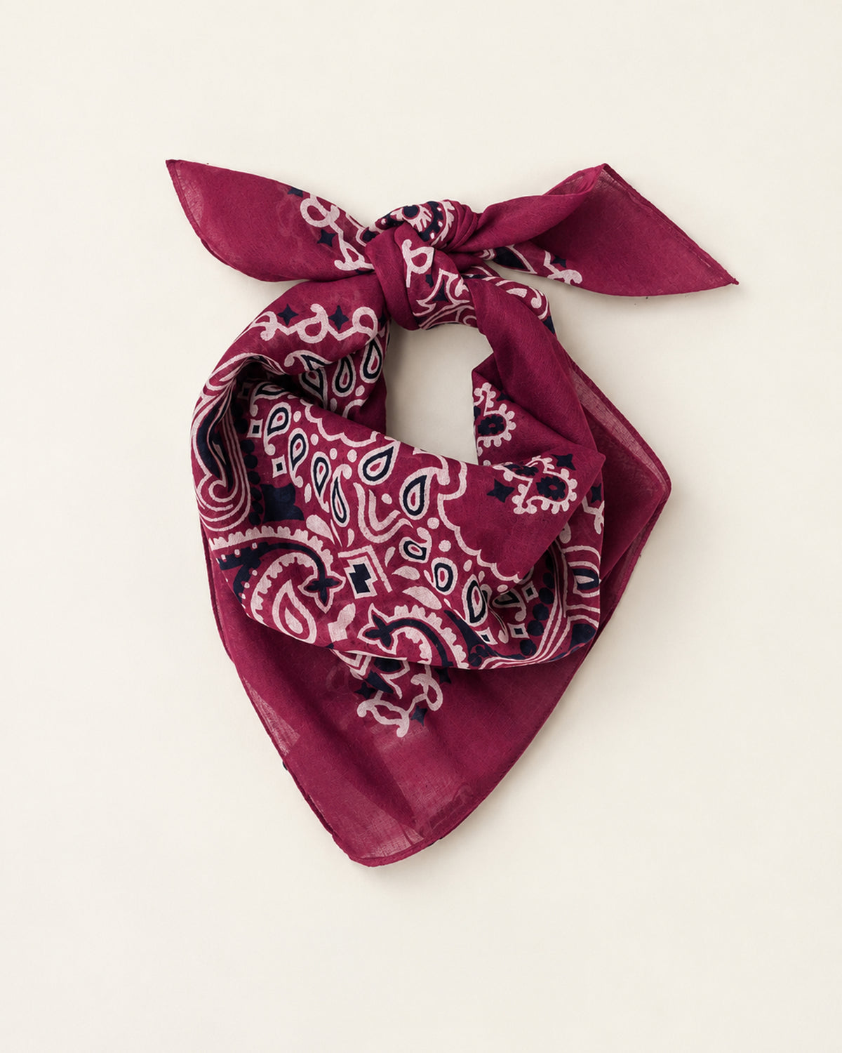 🎁 Carré bordeaux imprimé bandana EBANDANA/86329/565 (Special Price)