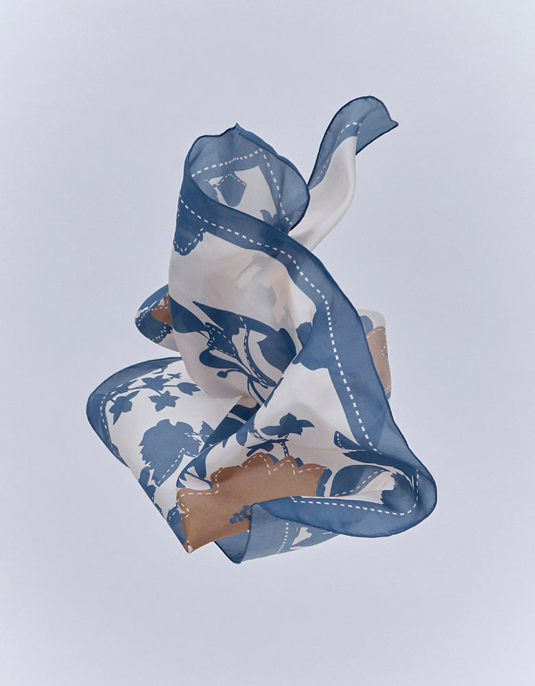 Printed scarf ECRIN/86143/881