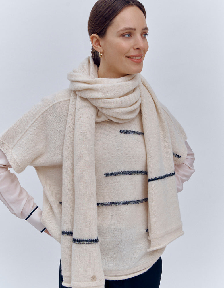 Wool and alpaca scarf ELITRAIT/86161/761