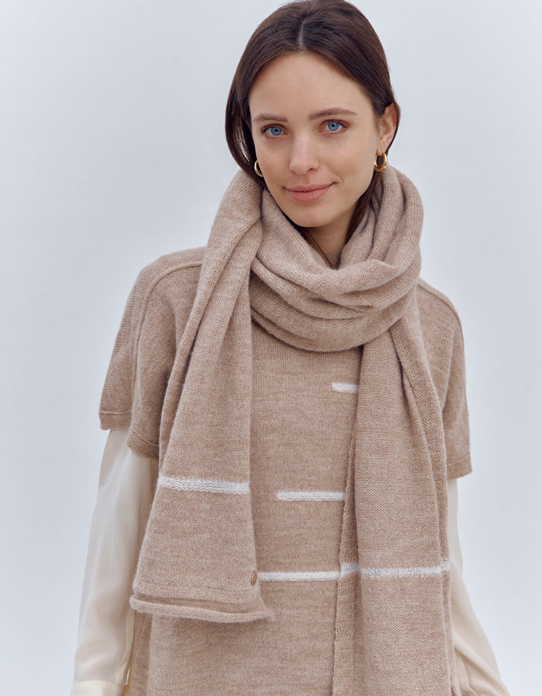 Wool and alpaca scarf ELITRAIT/86161/781