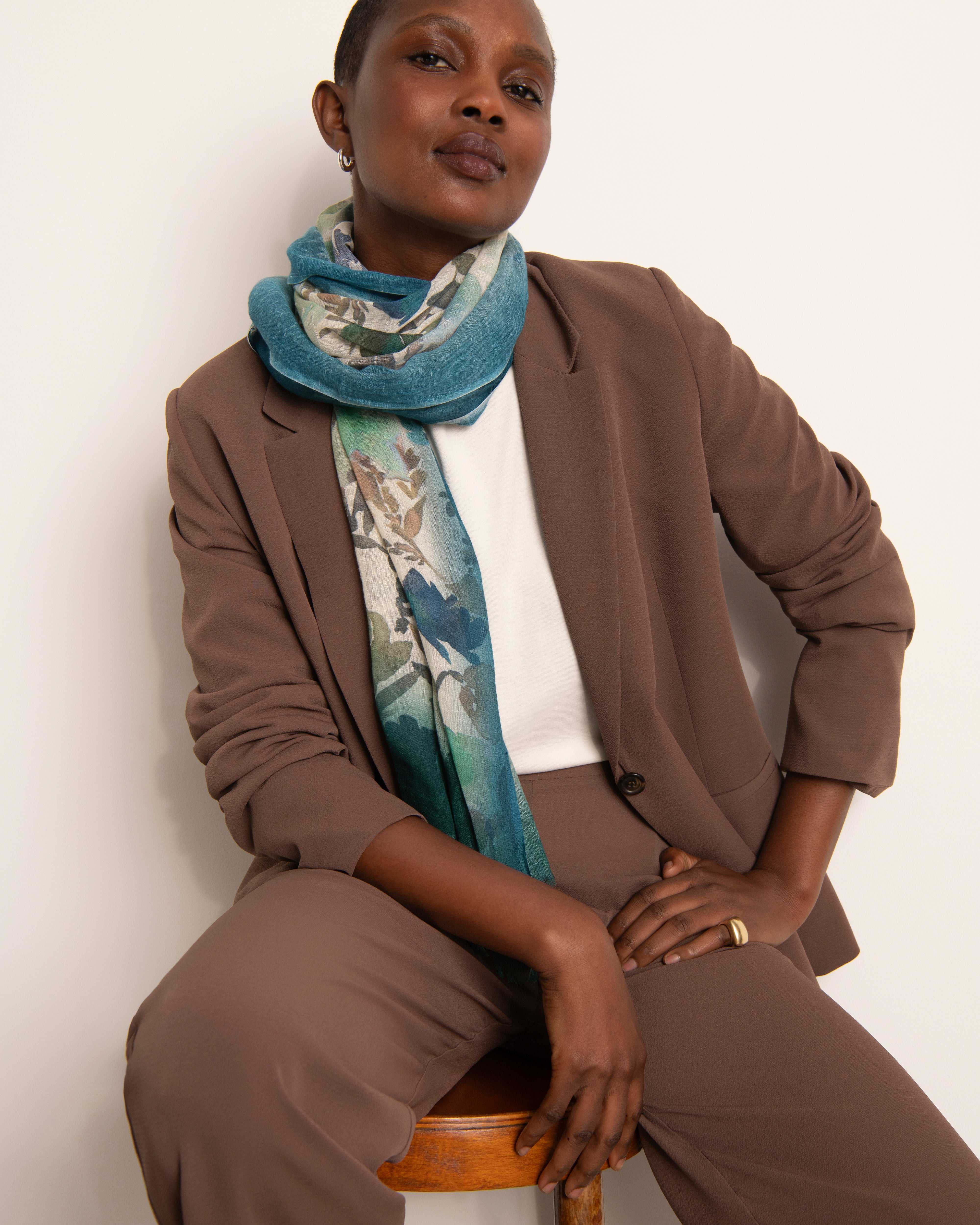 Echarpe imprimée ENRICA/13234/630