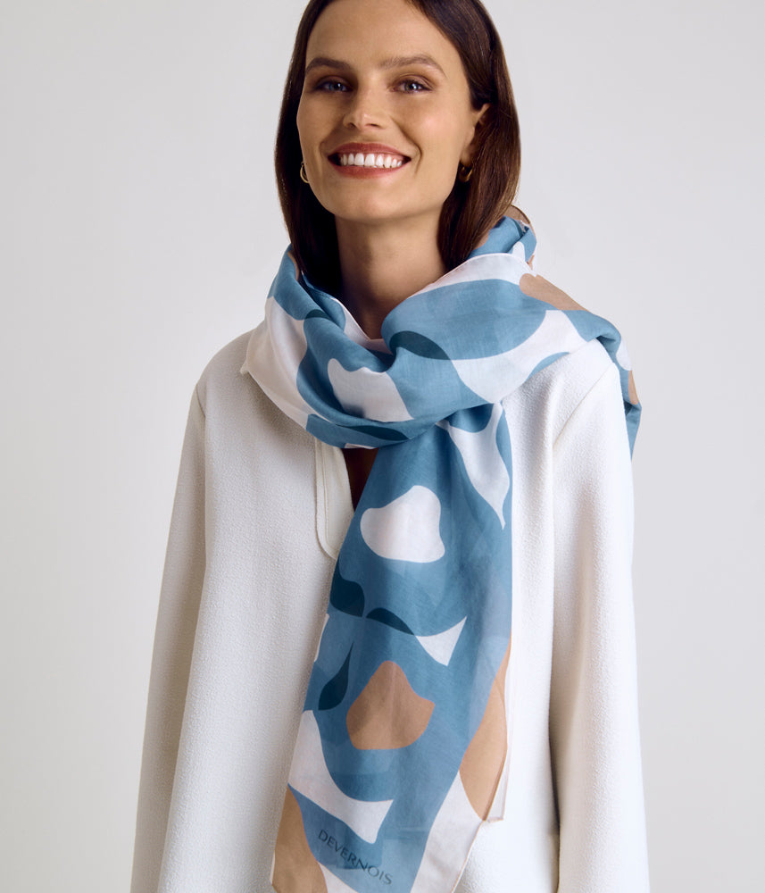 Printed scarf ETACHES/86125/521