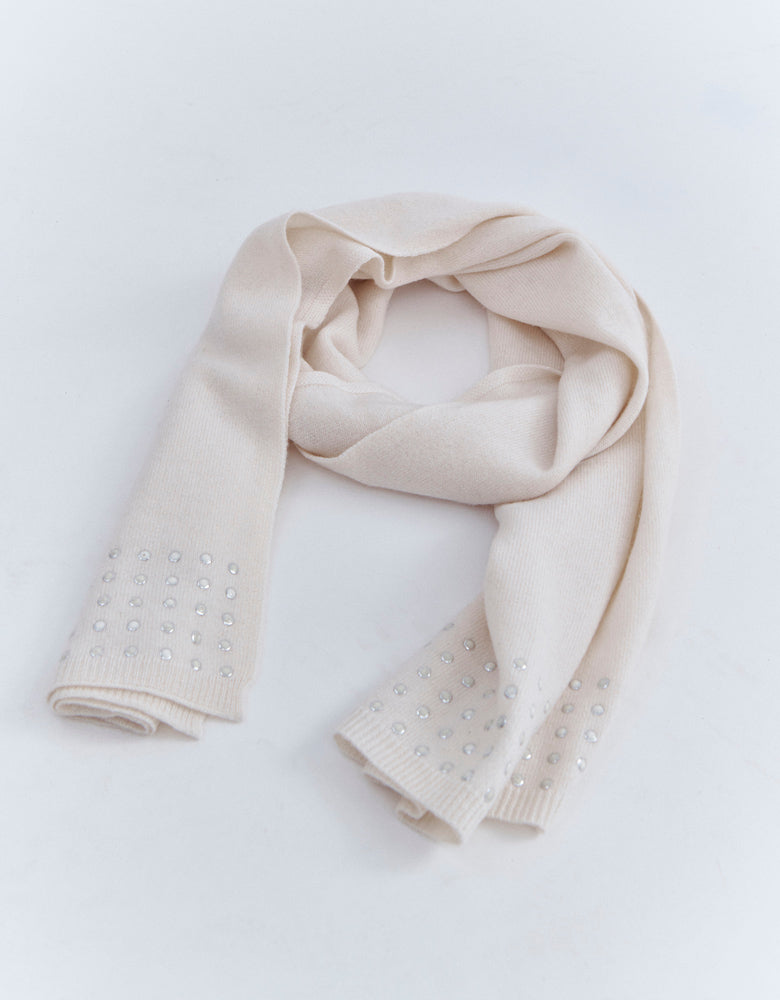 Wool and cashmere knit scarf EXPLICITE/86139/012