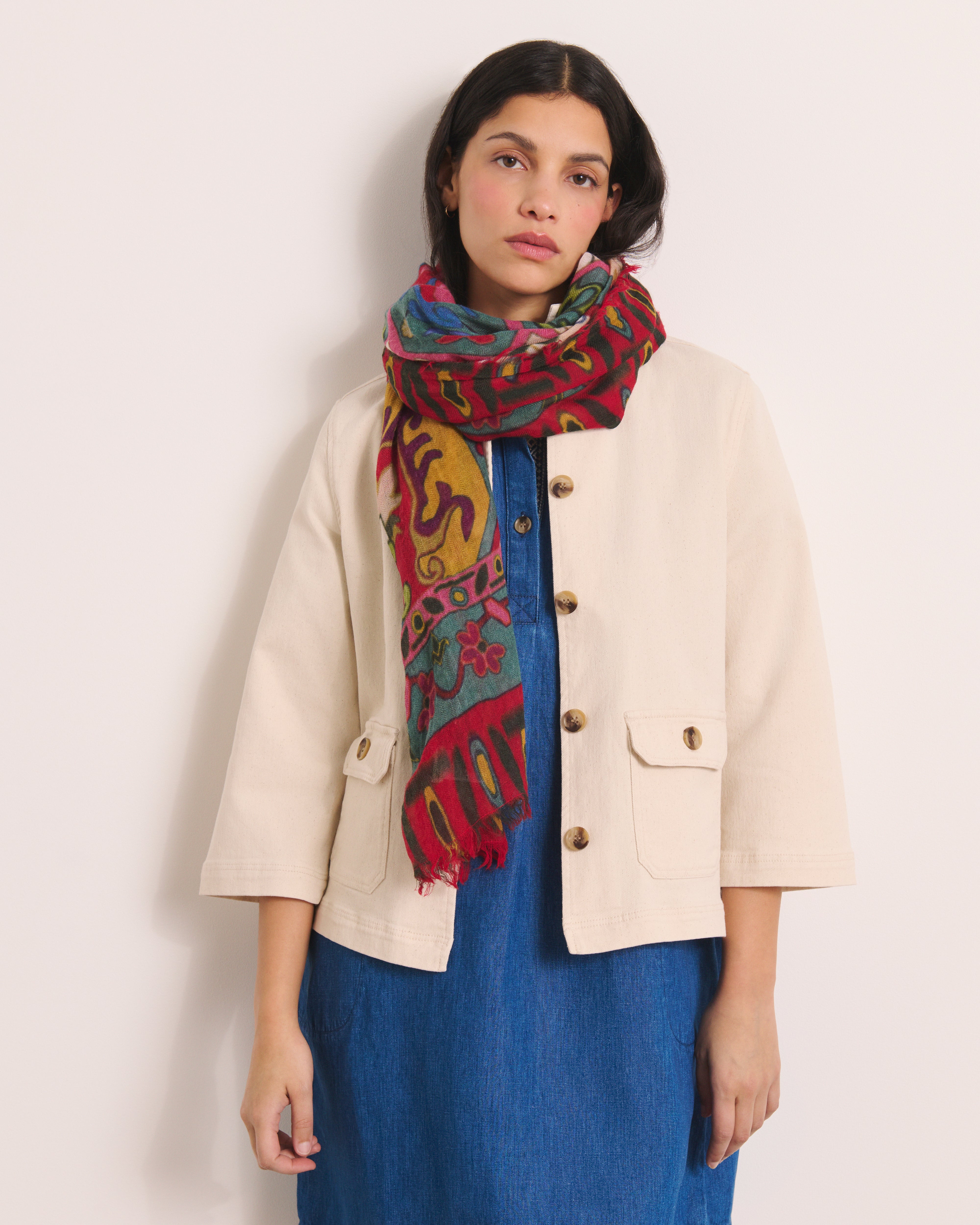 Echarpe imprimée EZIA/12320/630