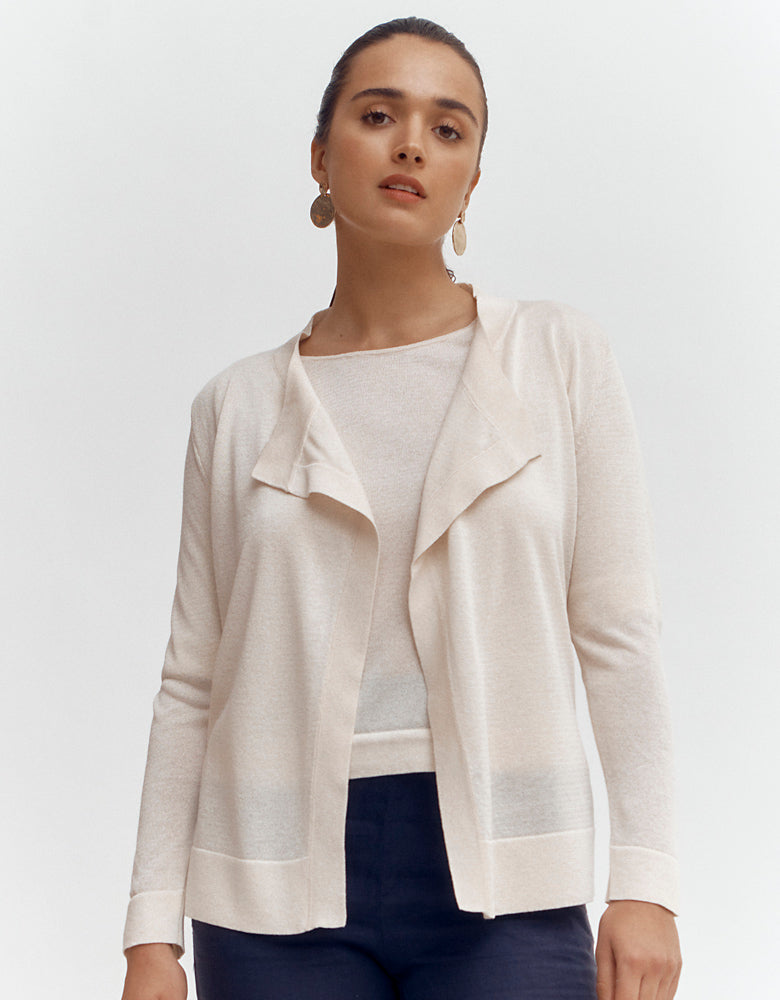 Gilet twin-set maille irisée GABRIELLE/87110/011