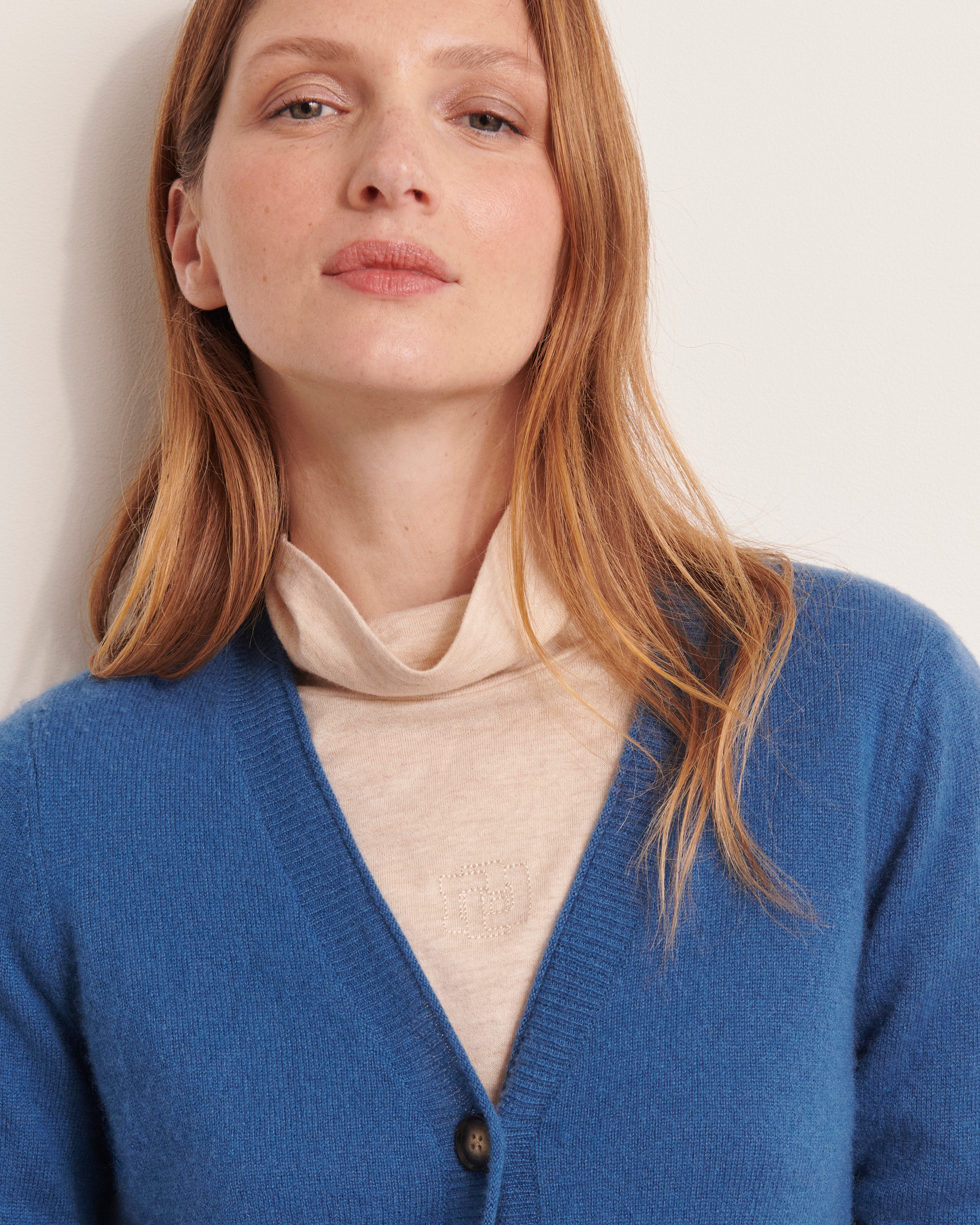Gilet en maille cachemire GAELLE88/88219/277