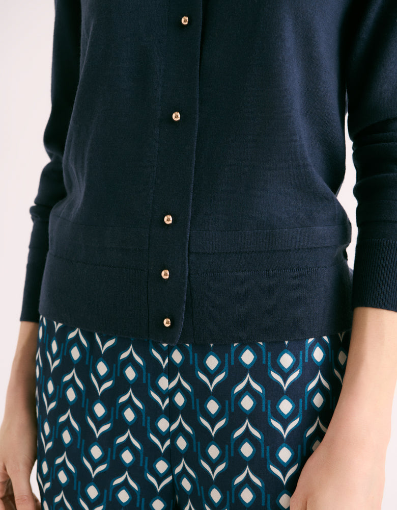 Gilet en maille GAROU-SP/88039/303