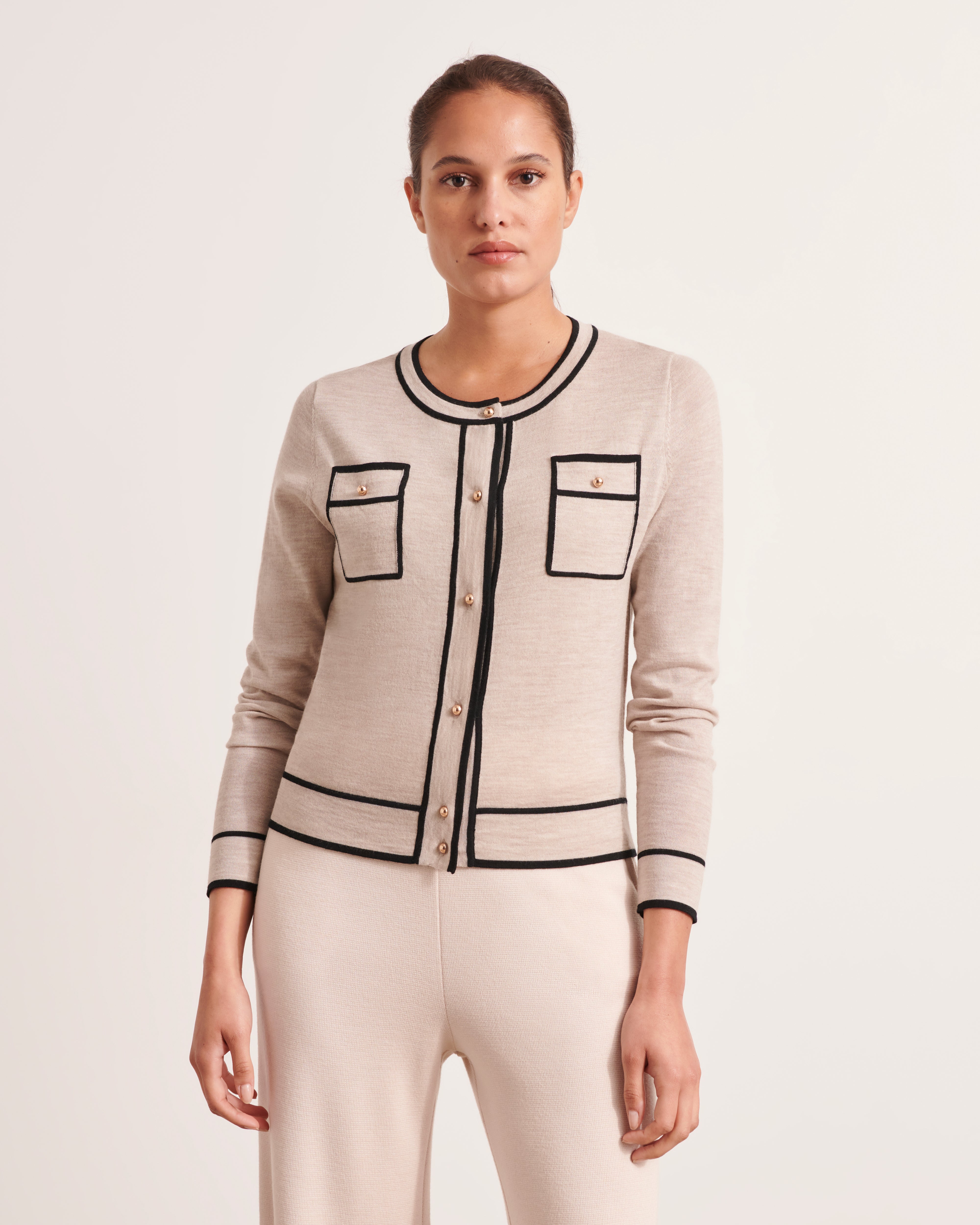 Gilet en maille GAROUBI/12149/781