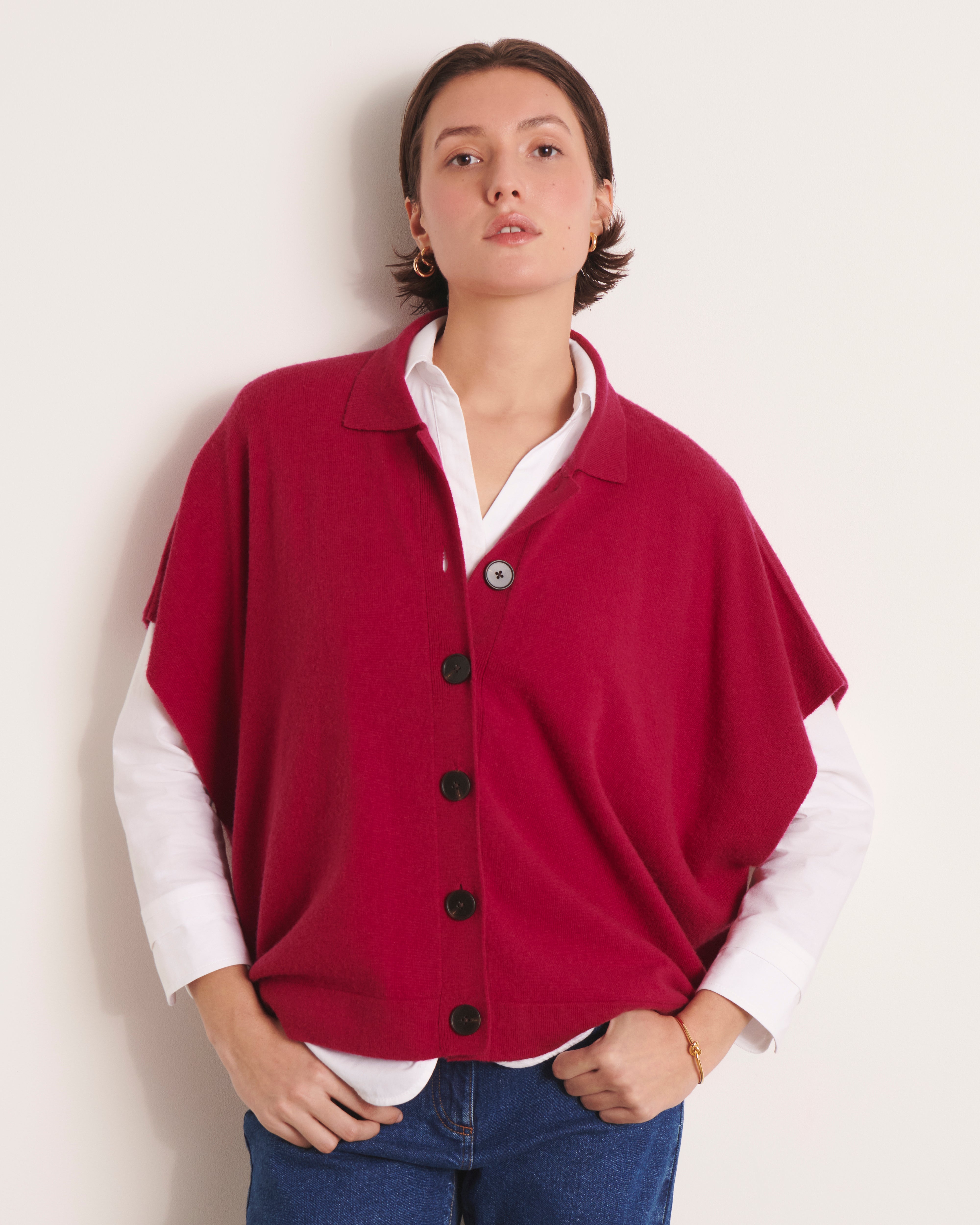 Cape boutonnée GAZOU/13081/102