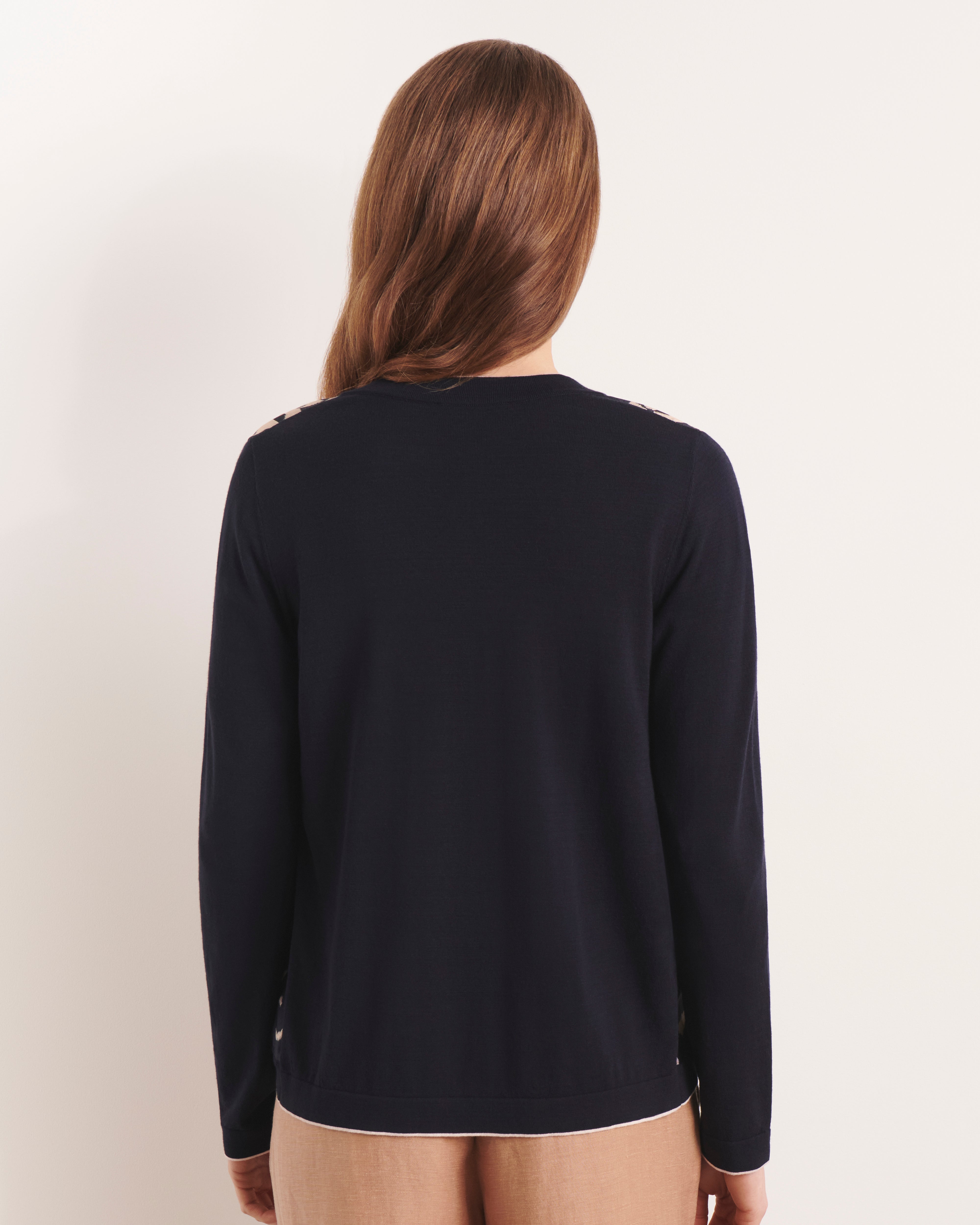 Gilet imprimé bi matière en twill de soie