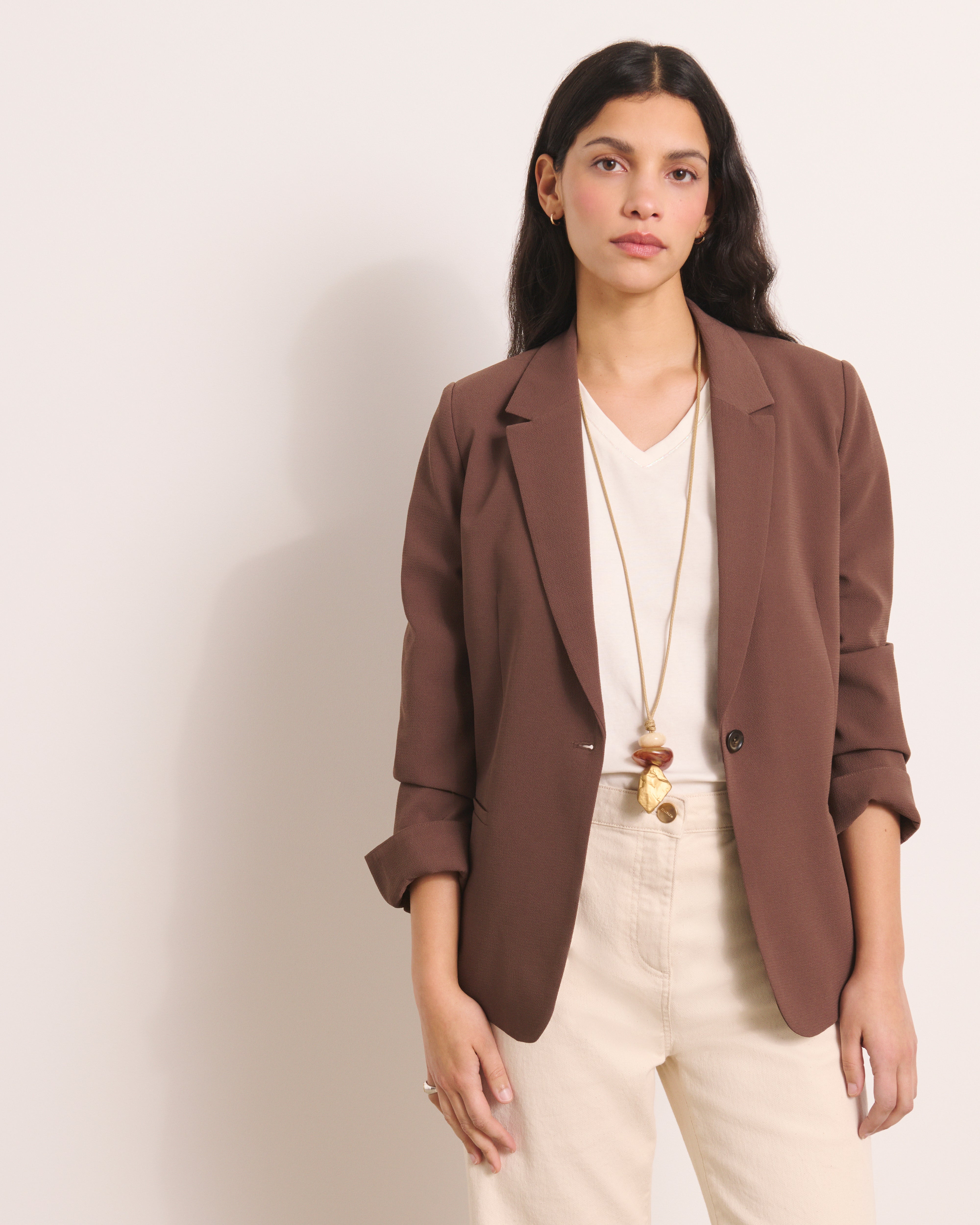 Sautoir doré avec pierres KAMICHI/13320/680