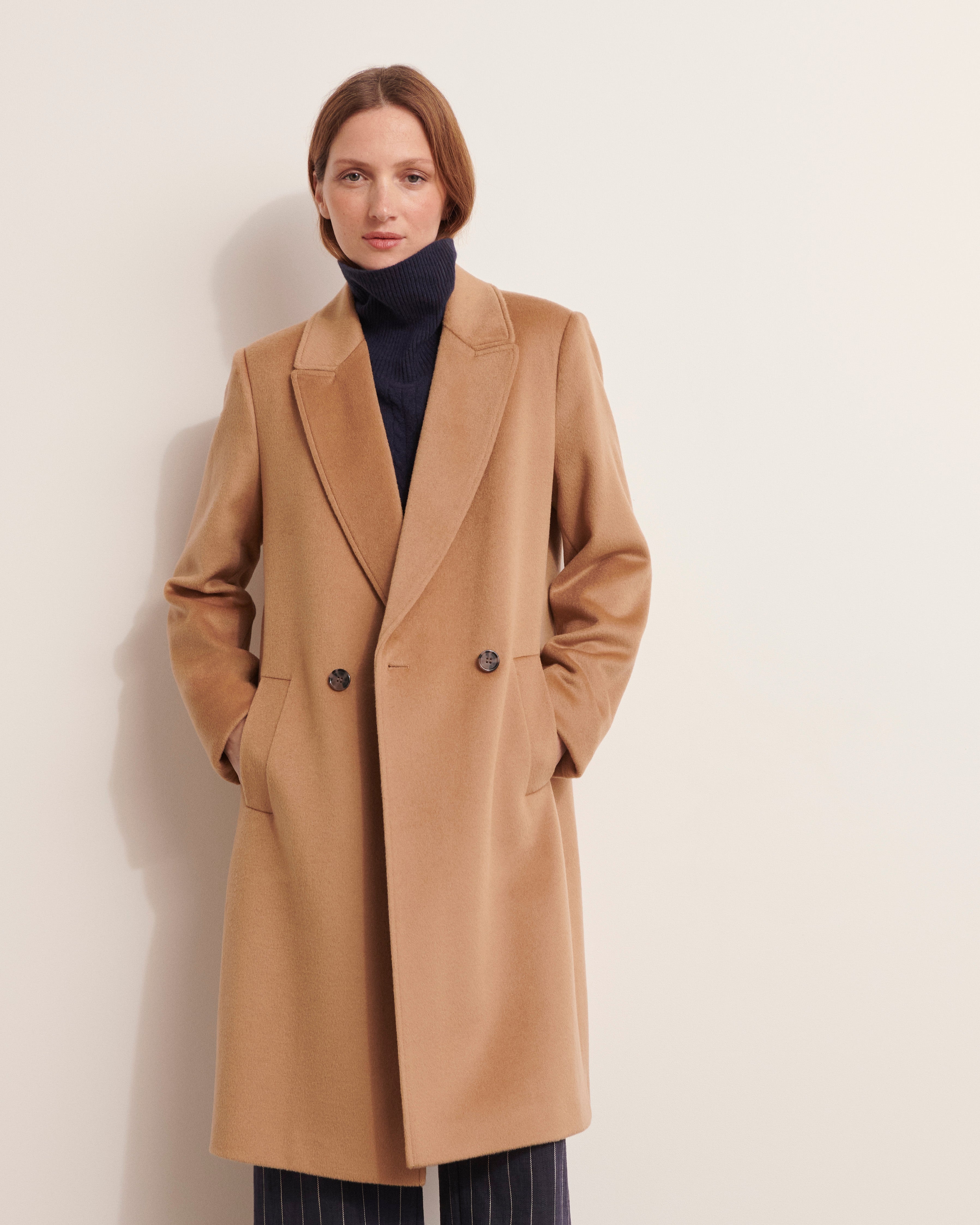 Manteau long double boutonnage MAJESTUEUX/12147/010