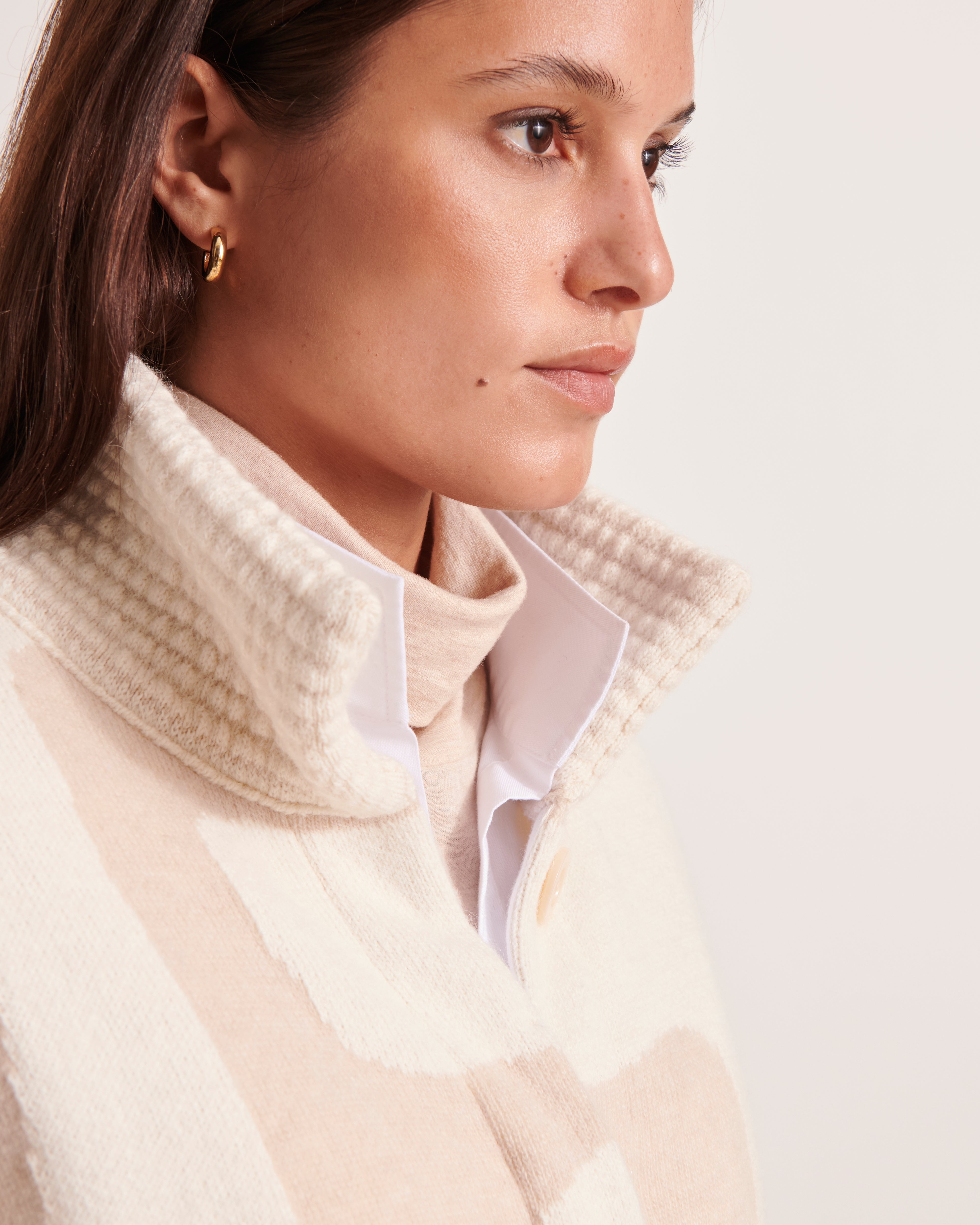Manteau en maille jacquard en laine mérinos, alpaga et cachemire NAOMIA-B/12155/781