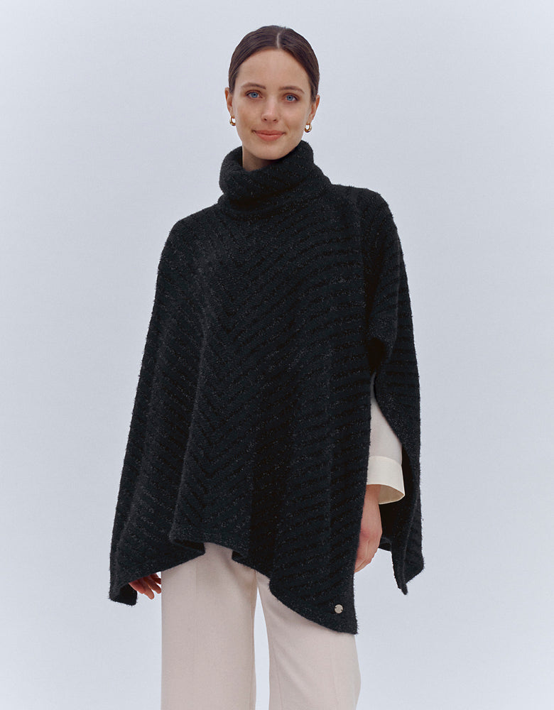 Merino wool cape NELSON-N/86192/921