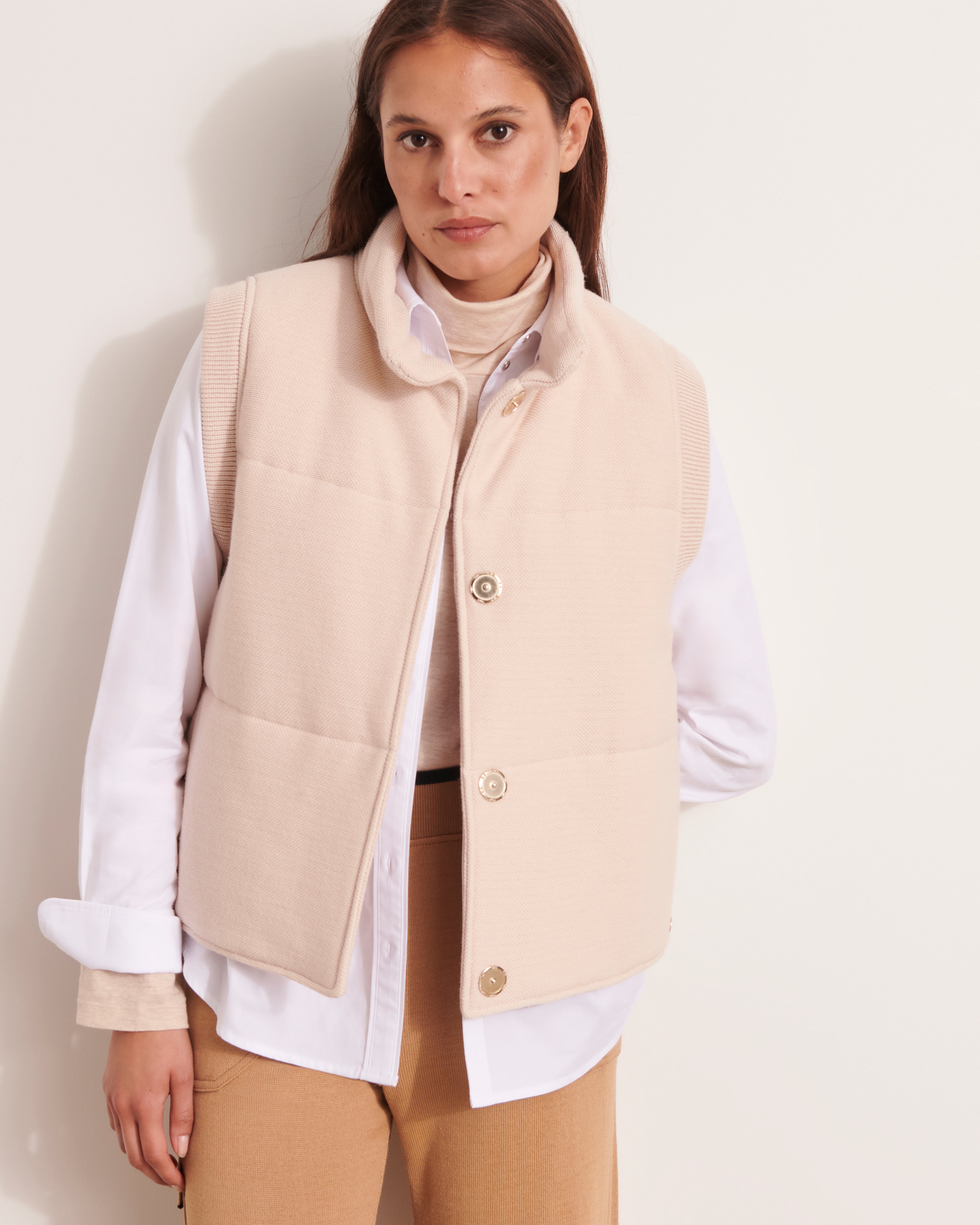Gilet matelassé en laine NOE1927-12/12031/005