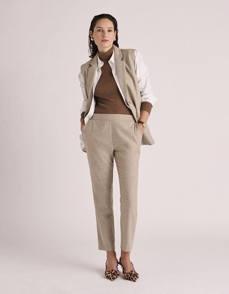 トップス mpen DB EASY BLAZER SLEEVELESS JACKET mpen DB EASY BLAZER SLEEVELESS JACKET