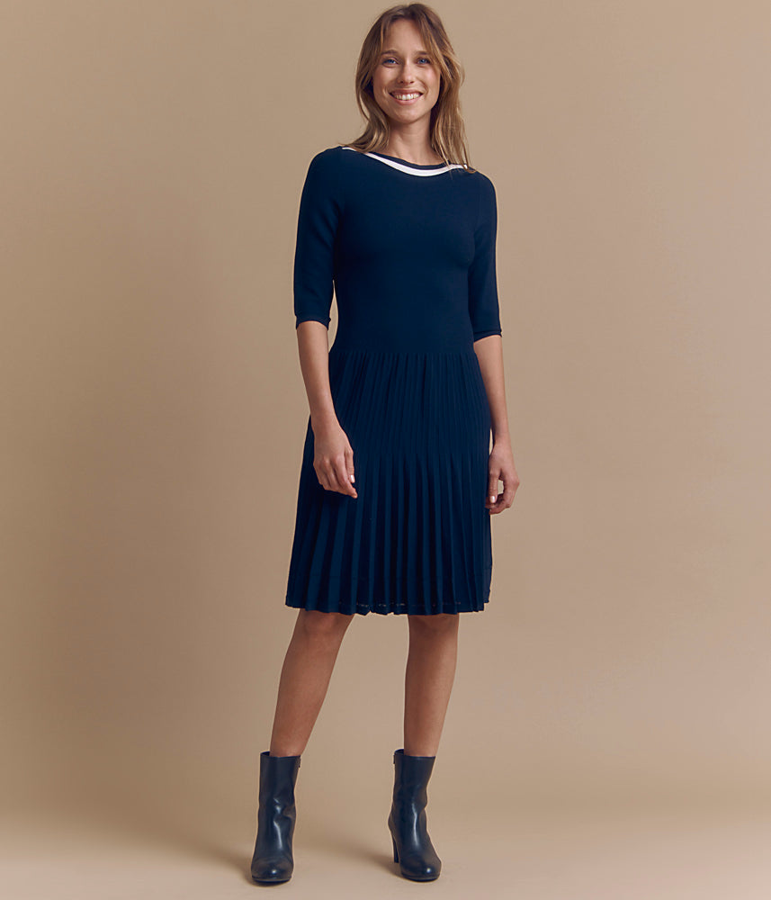 Viscose knit dress OLIANA/84116/886