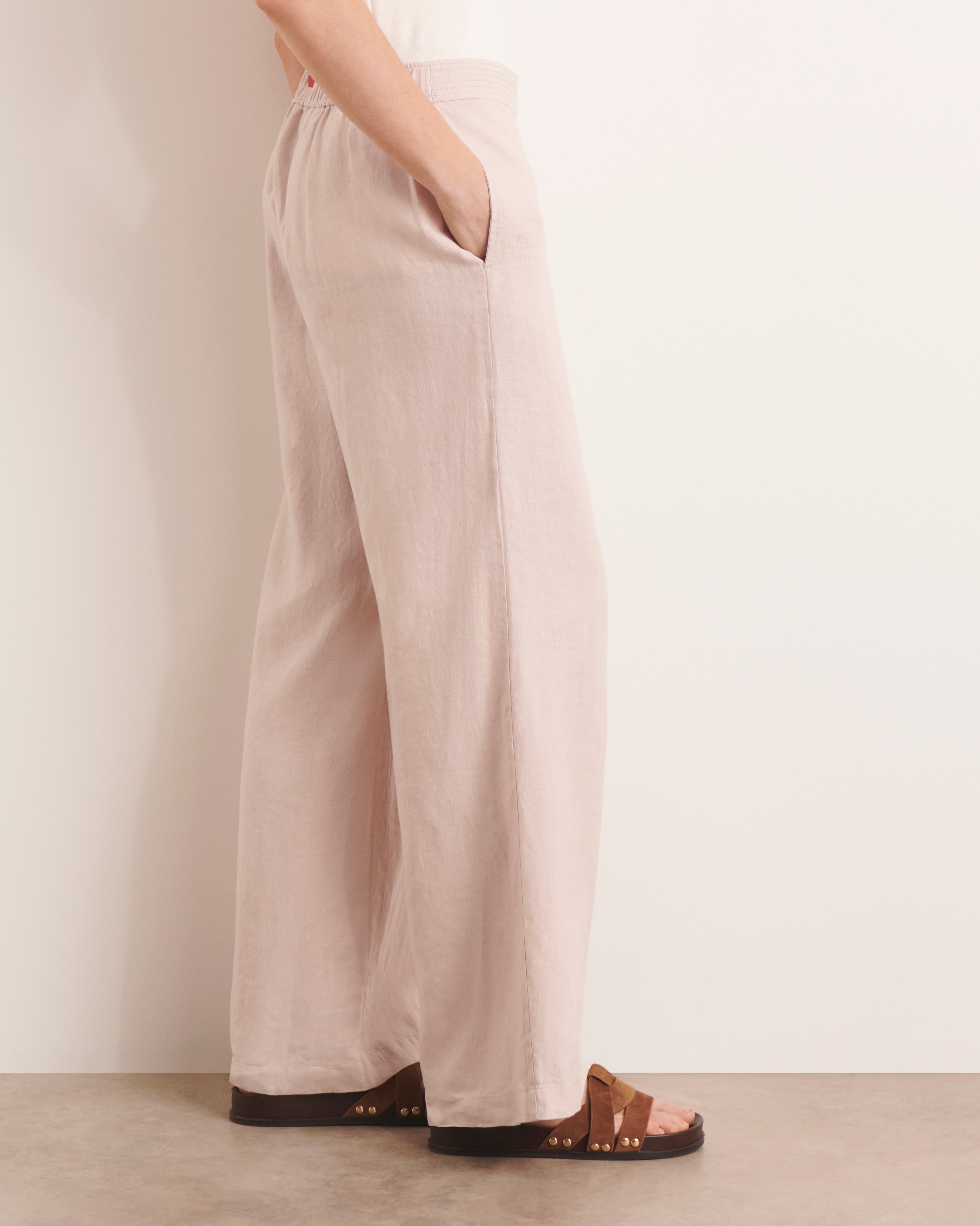 Pantalon large beige PEPPERONI/13058/002