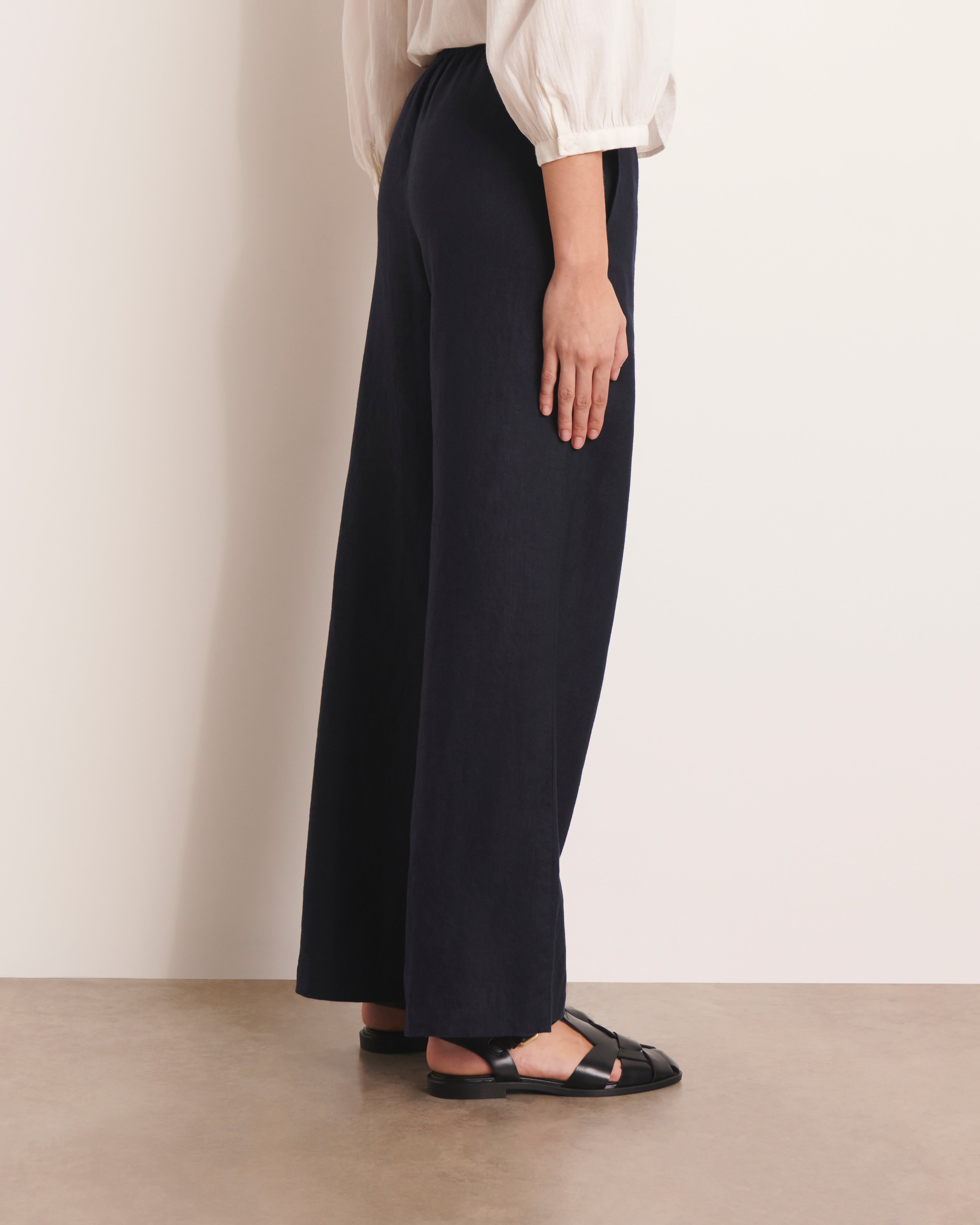 Pantalon large bleu marine PEPPERONI/13058/317