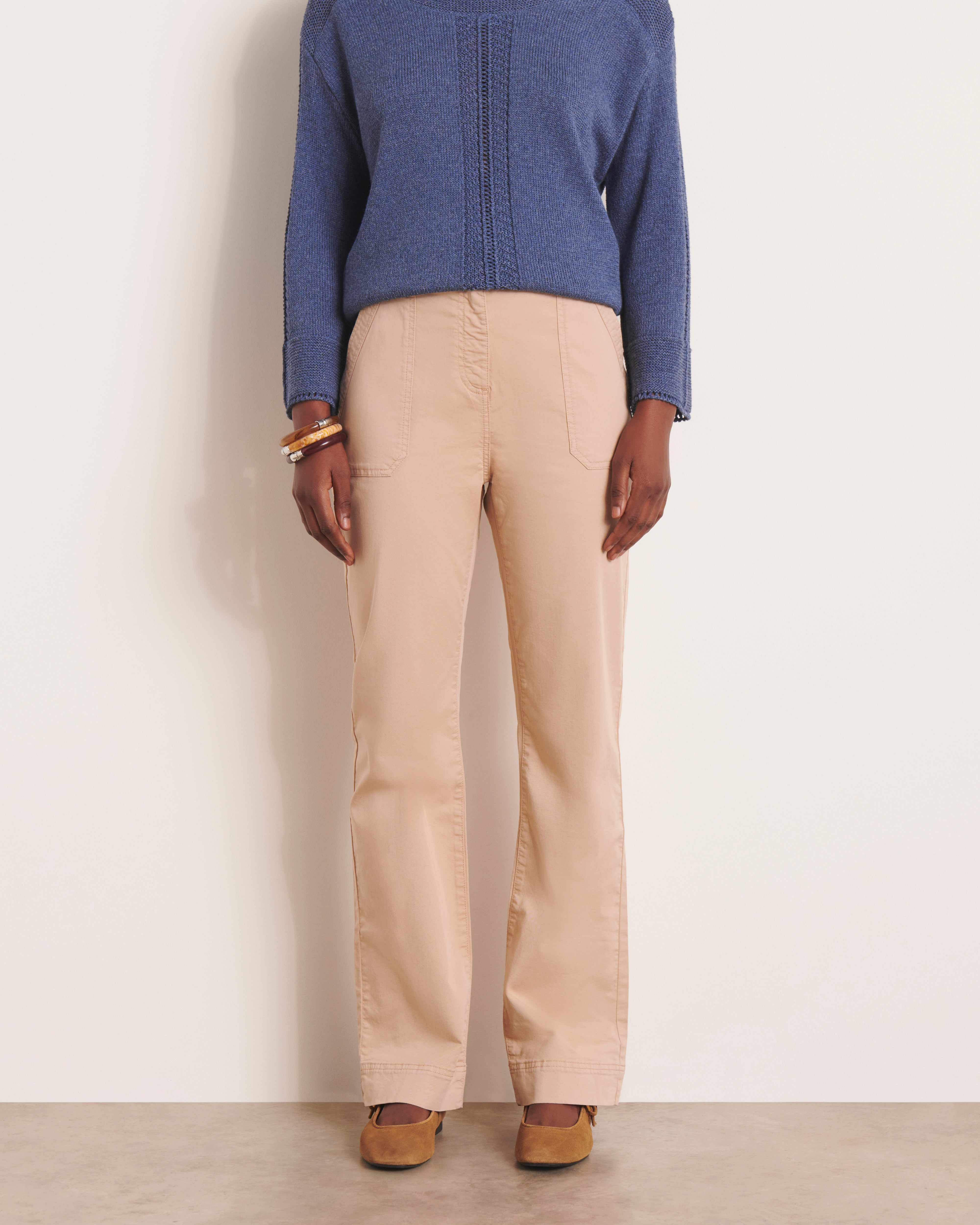 Pantalon droit PERLA/13197/010