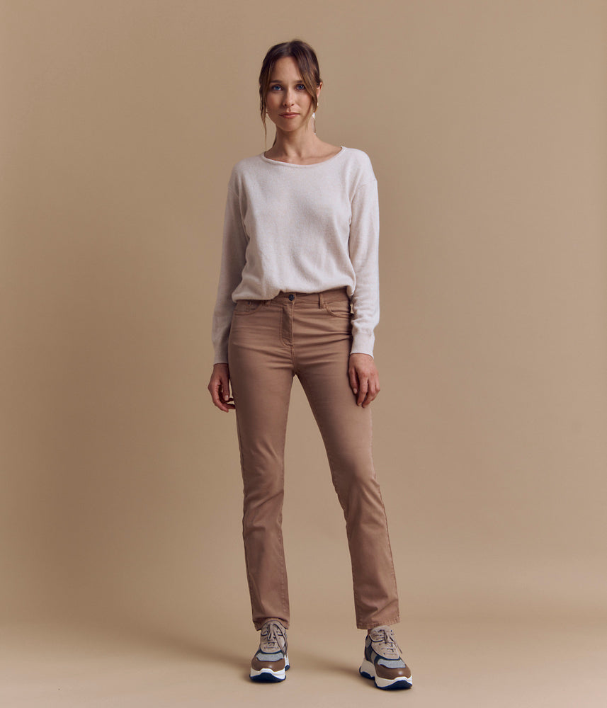 Pantalon en coton PIEMON-BIS/84152/024