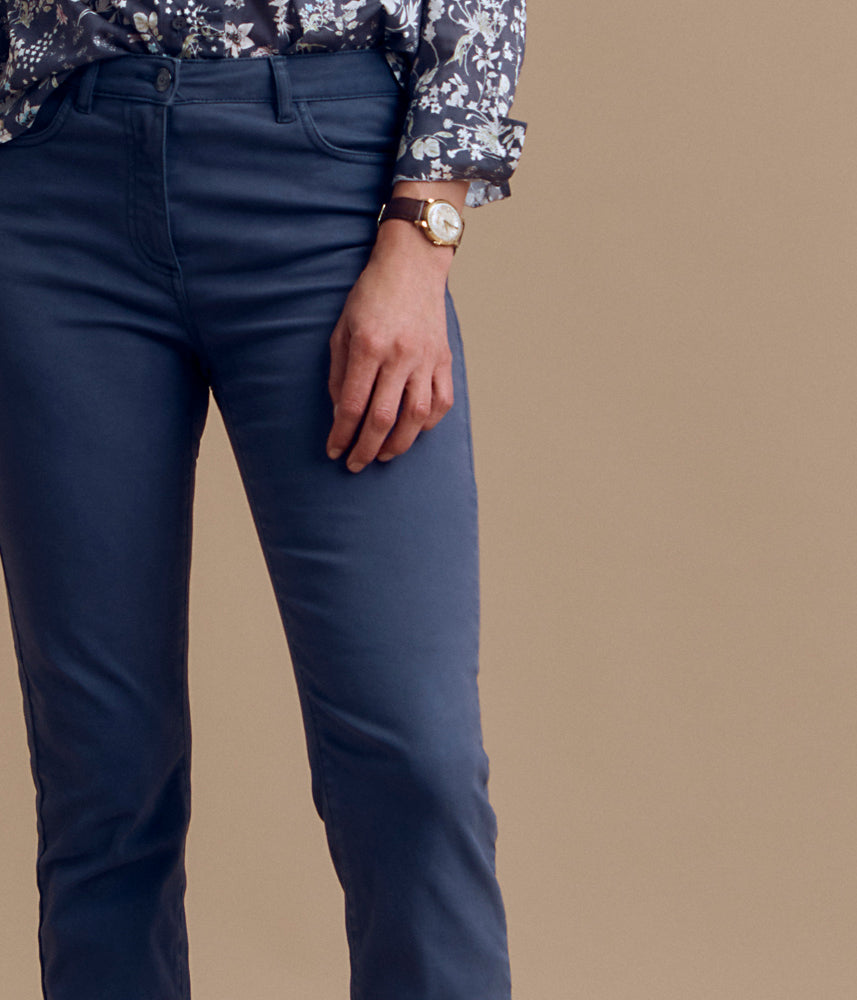 Pantalon en coton PIEMON-BIS/84152/303