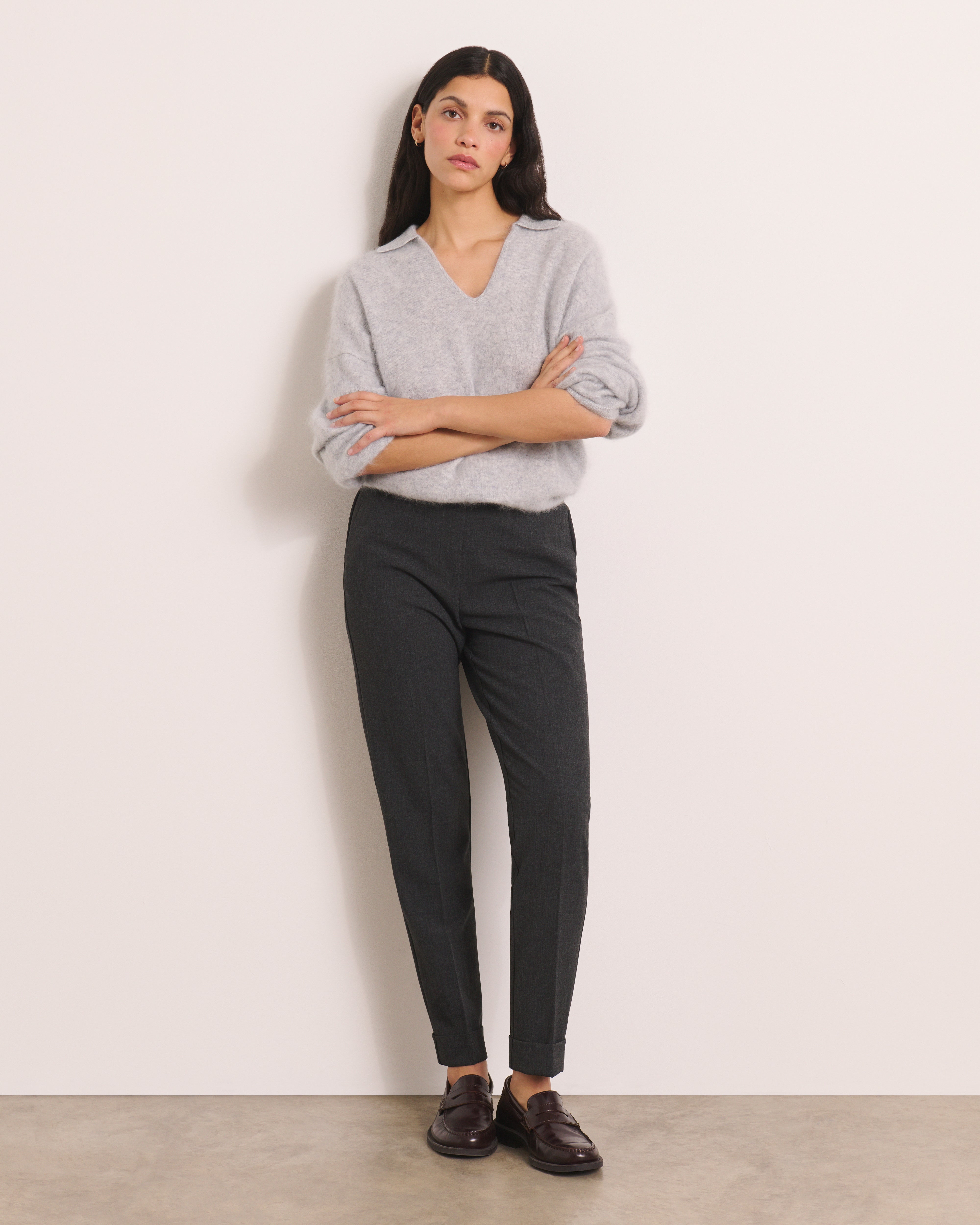 Pantalon avec pli cassé PIKIRYS-BIS/12328/446