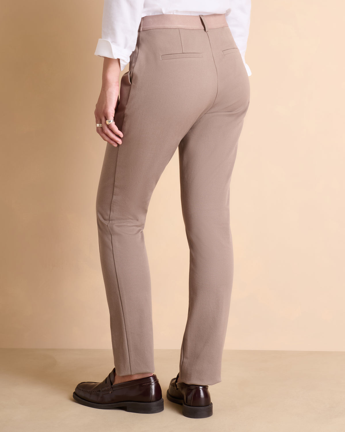 Pantalon marron droit