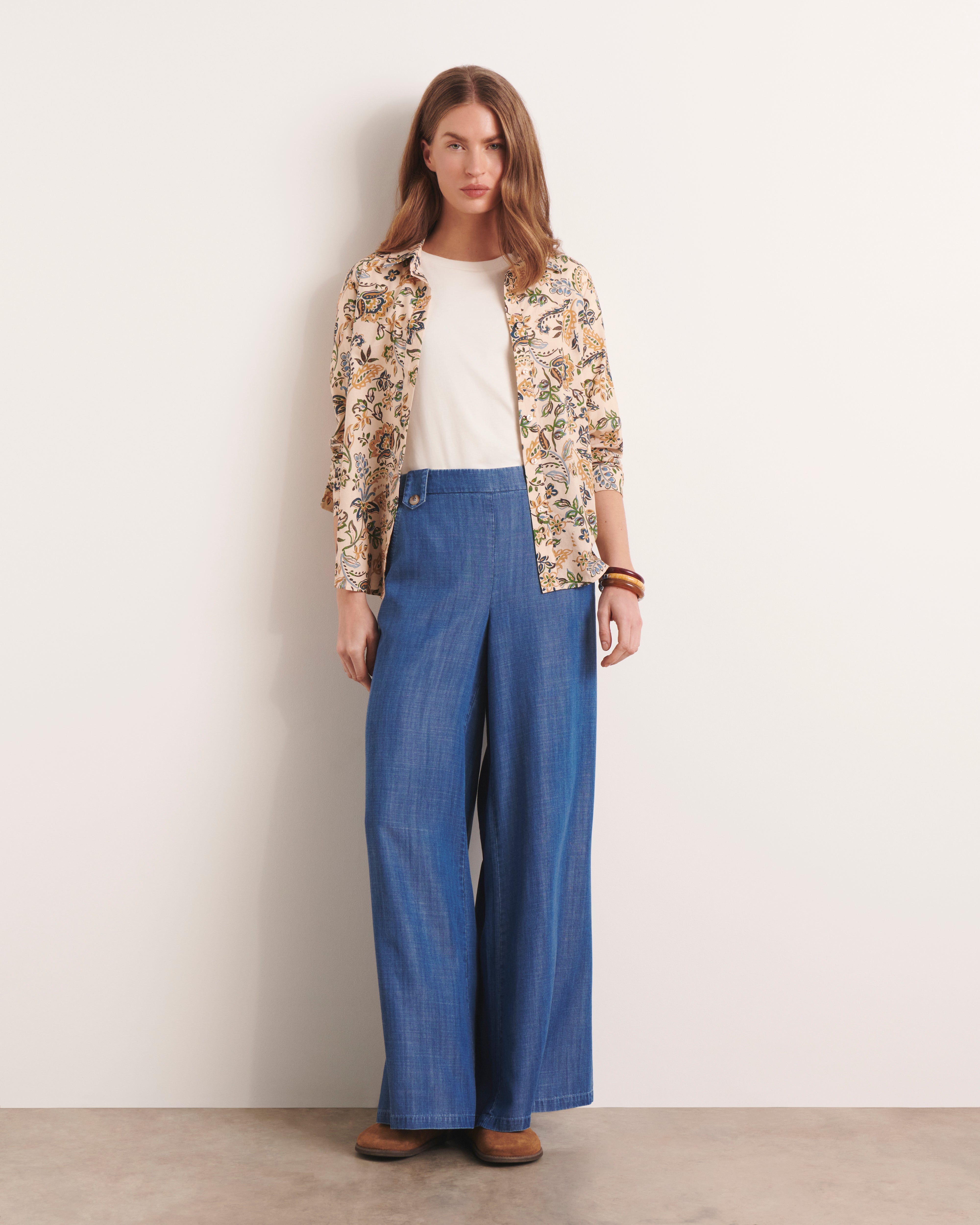 Pantalon palazzo PONCTUEL/13142/296