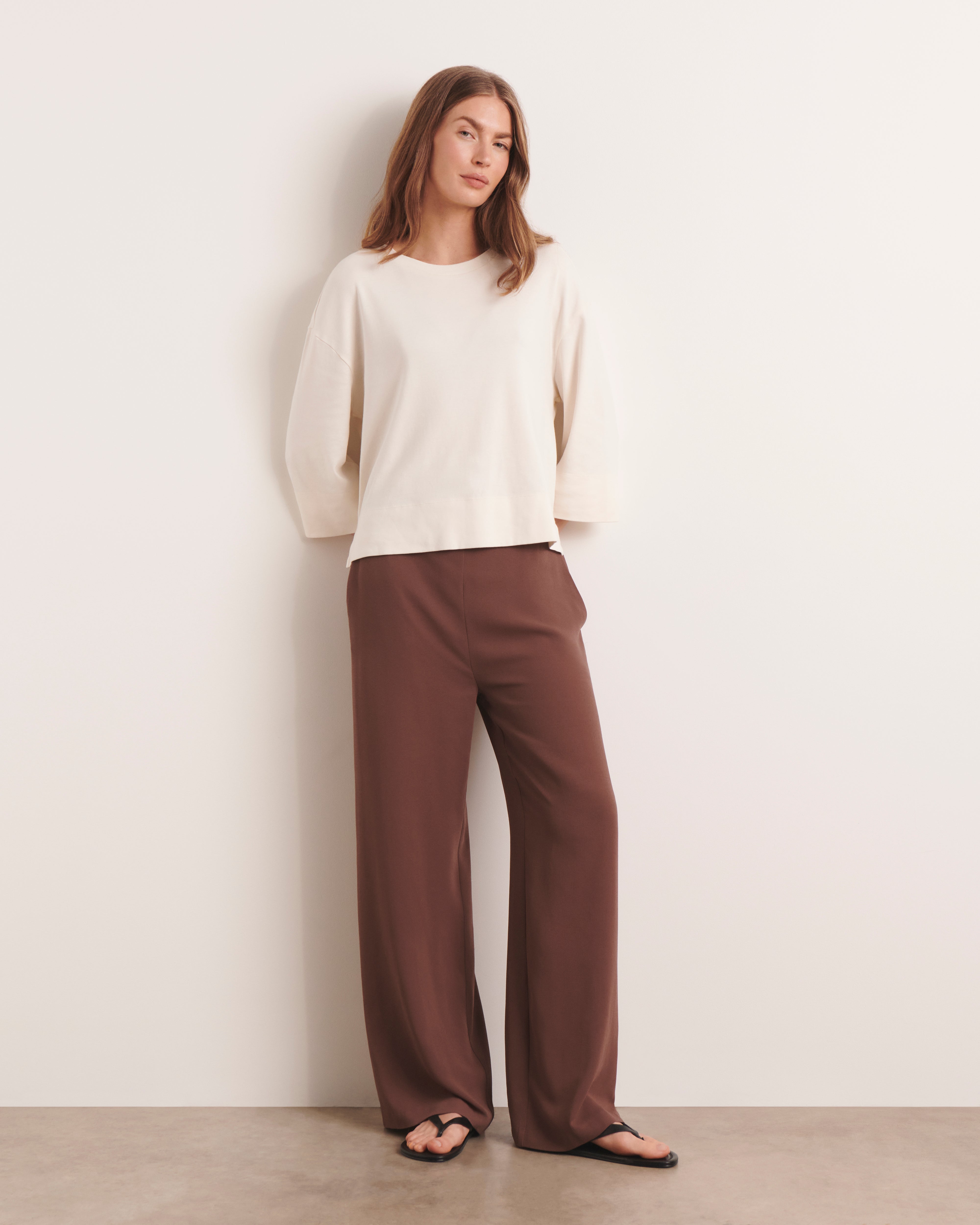 Pantalon large PORTOROSSO/13119/053