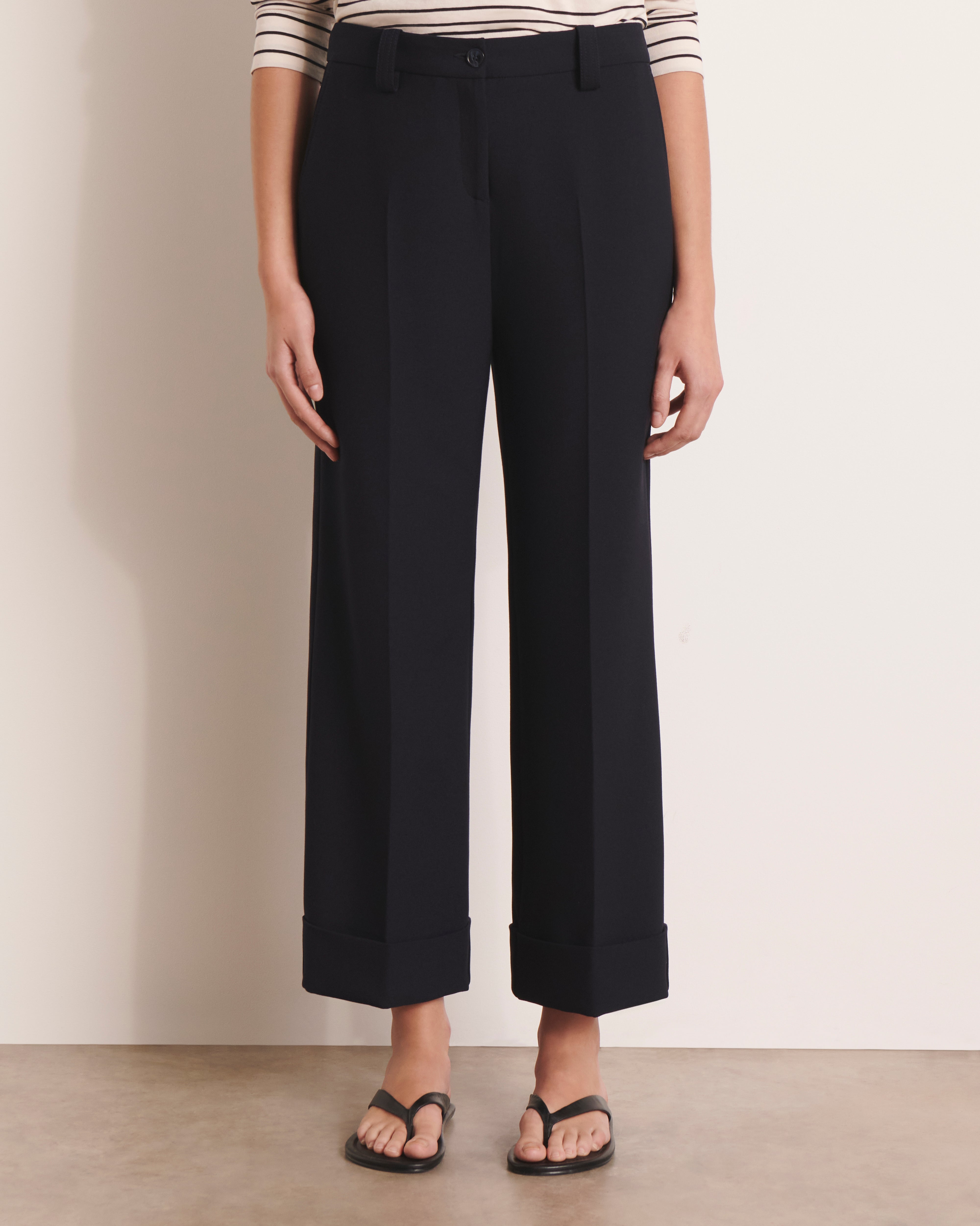 Pantalon large PUNTO-DROIT/13128/317