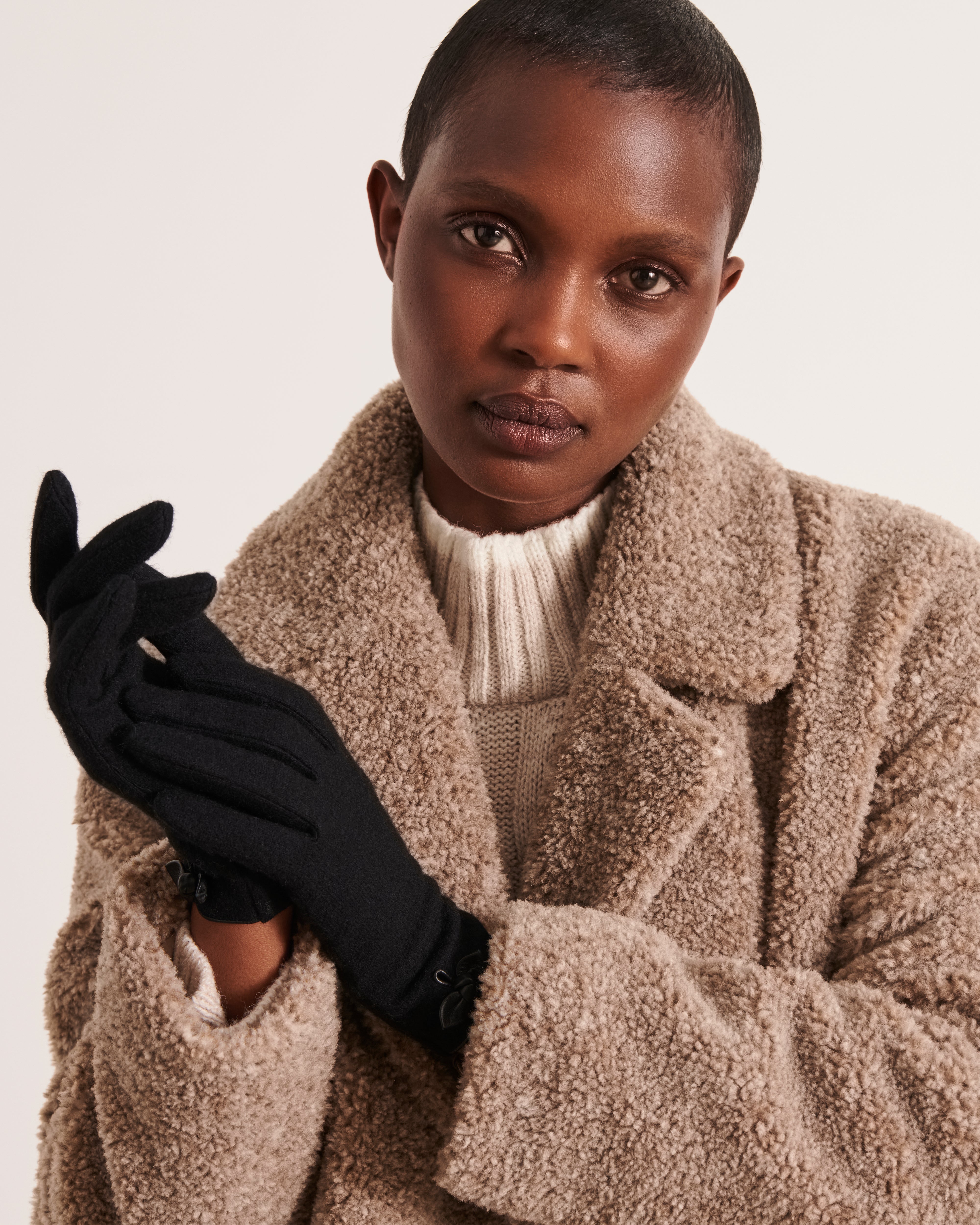 Gants en maille QUILLE/12216/500