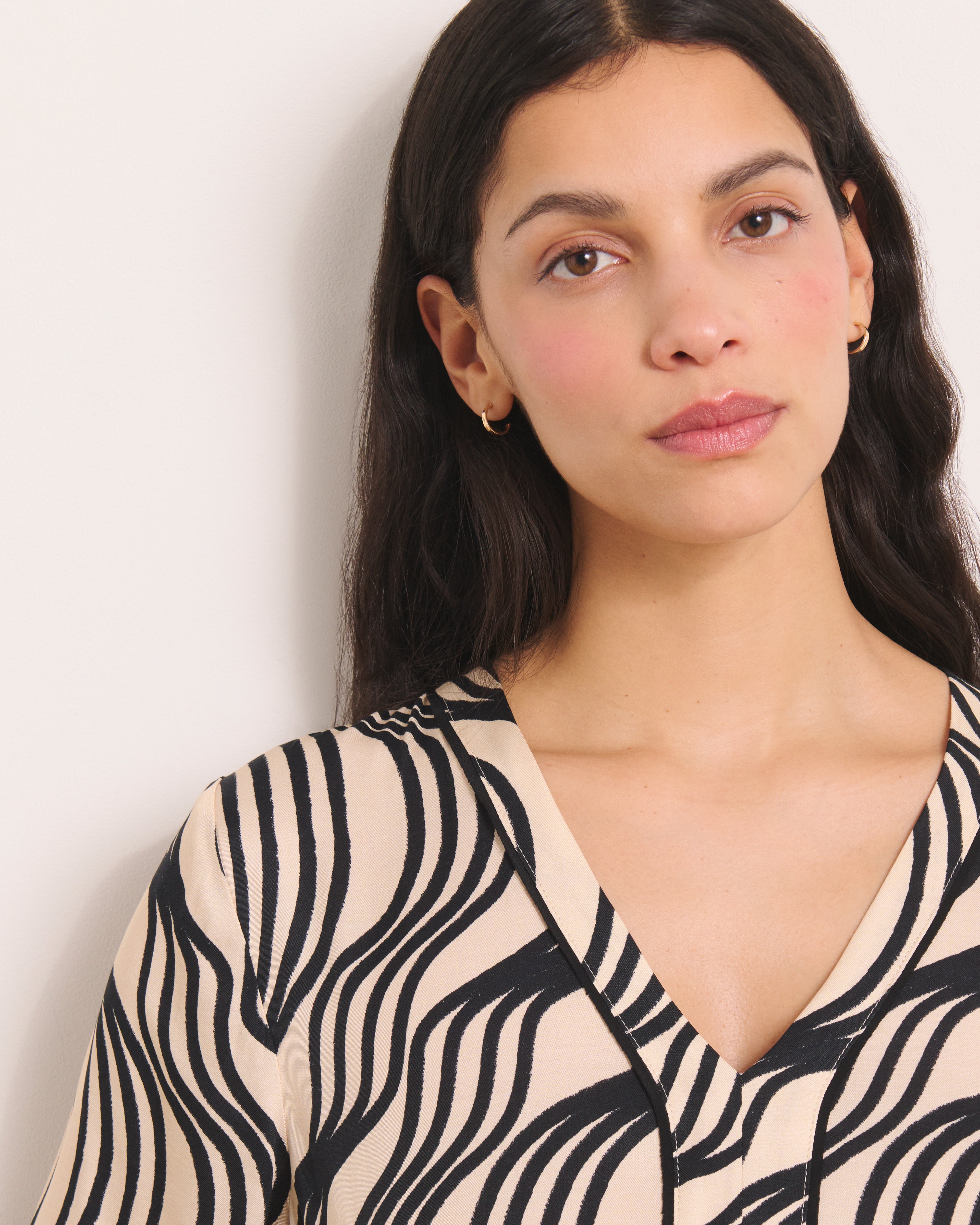 Robe imprimée longueur midi RESTANQUE/13018/670