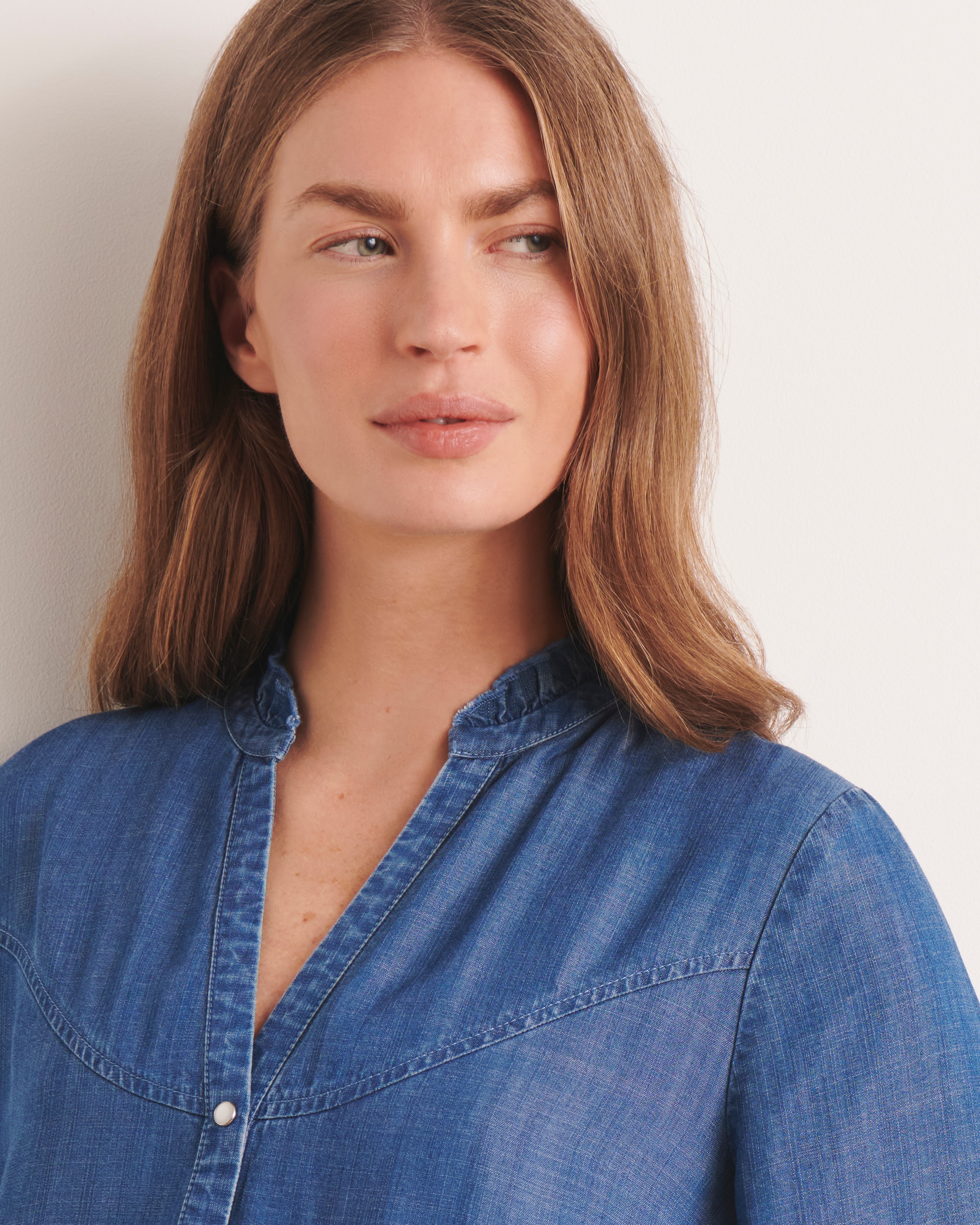 Robe à volants longueur midi RITOURNELLE/13118/296