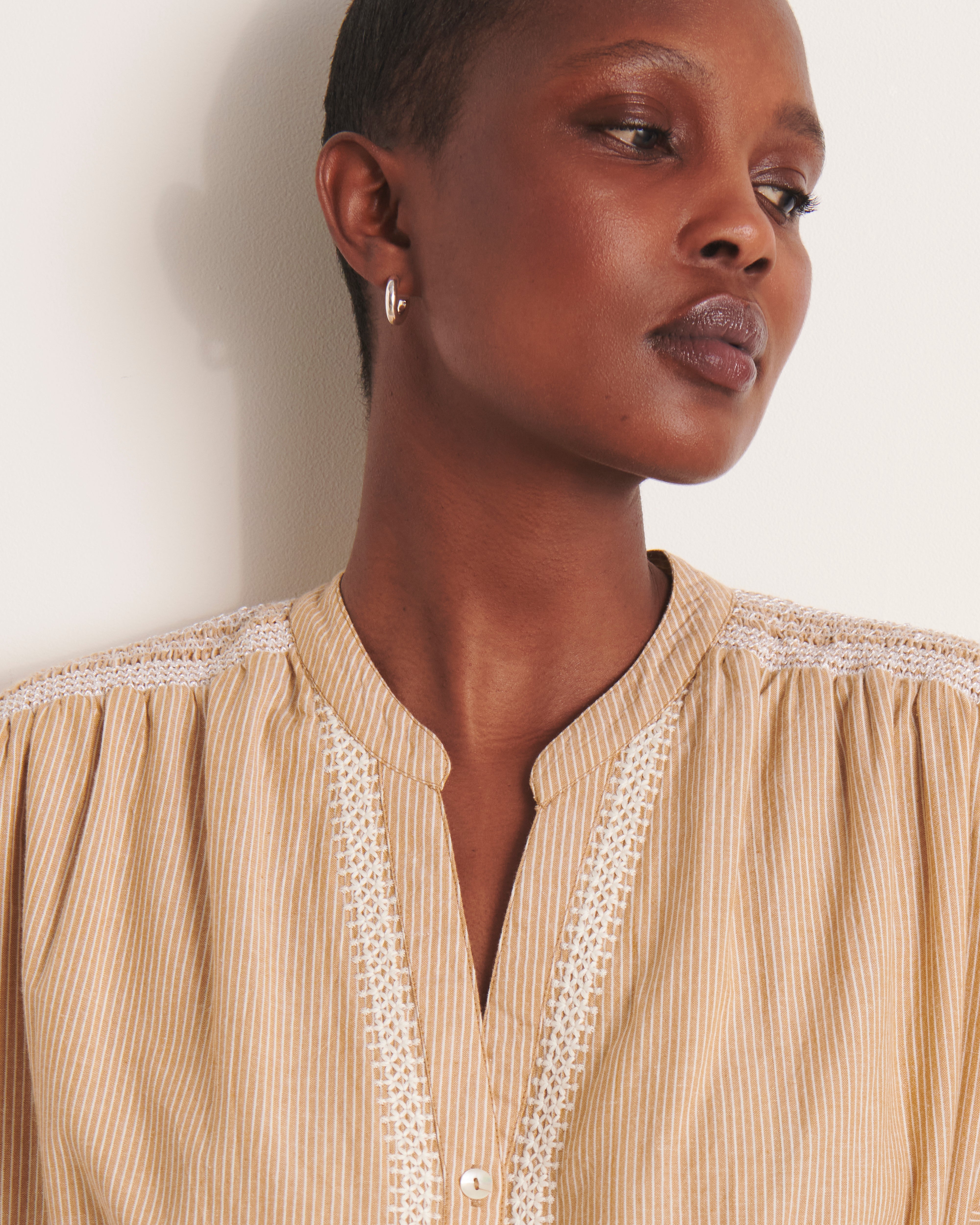 Robe droite beige manches kimono ROMULUS/13226/531