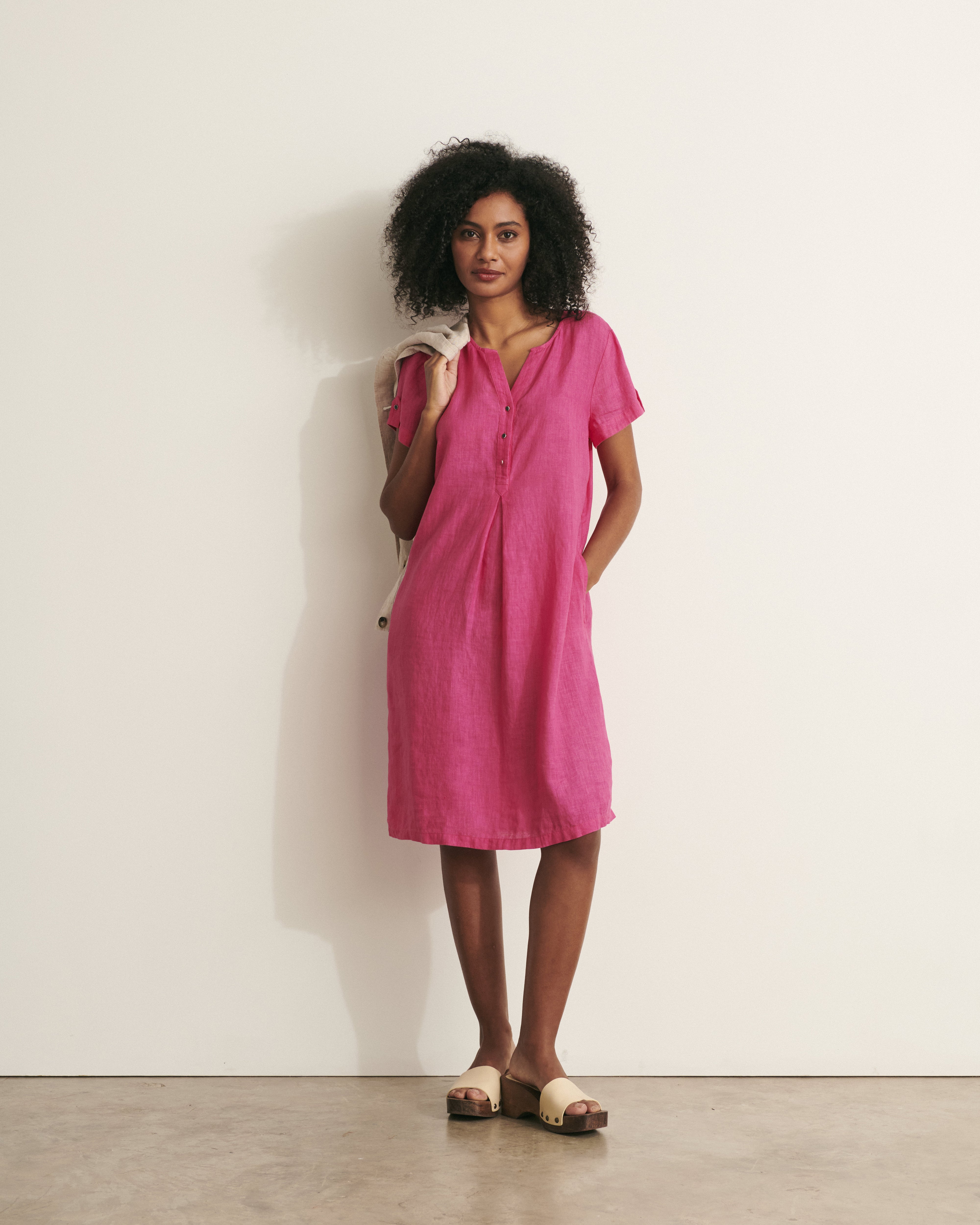 Robe longueur genou ROSERA-LIN11/11111/394