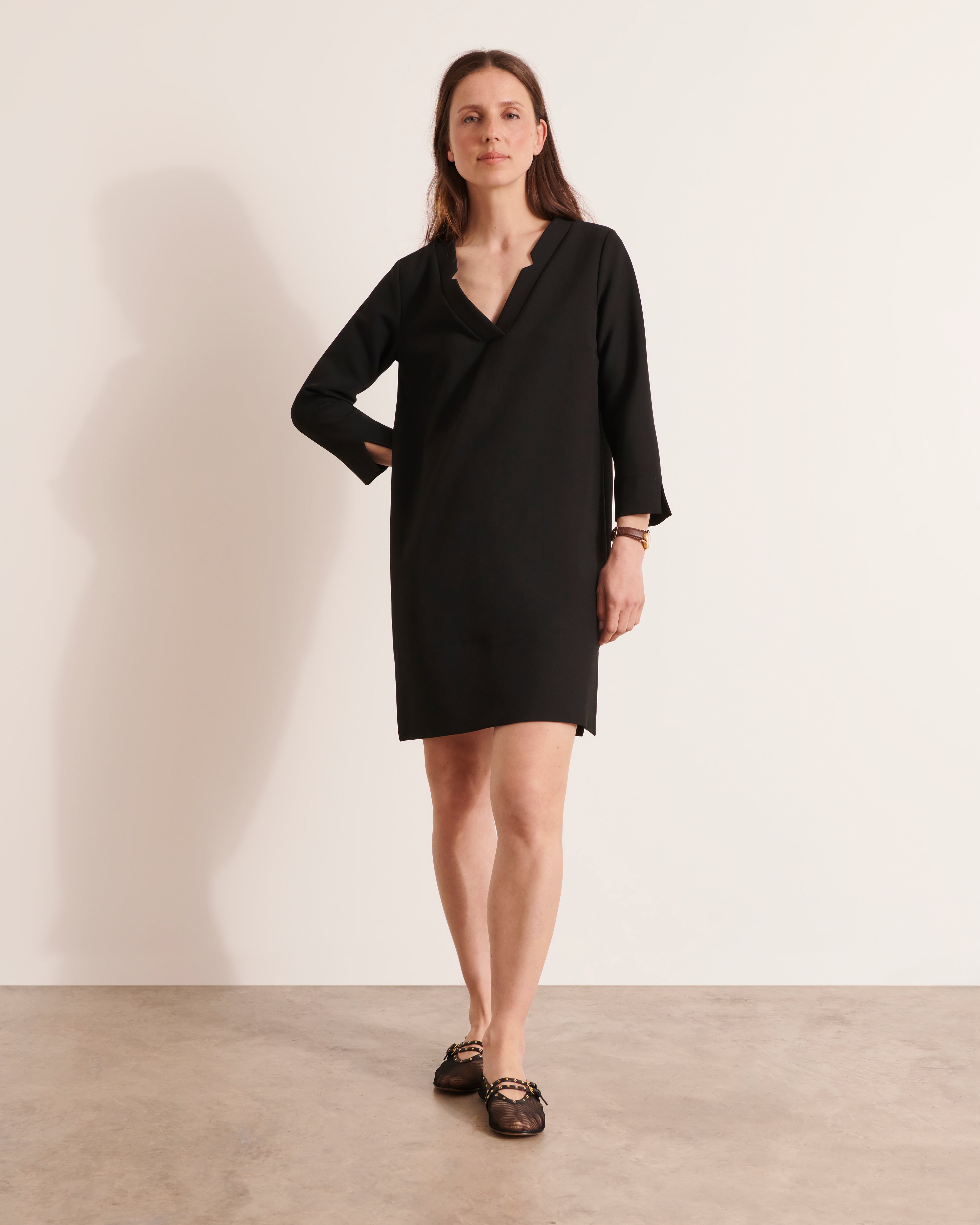 Robe droite stretch ROUGETTE12/12085/500