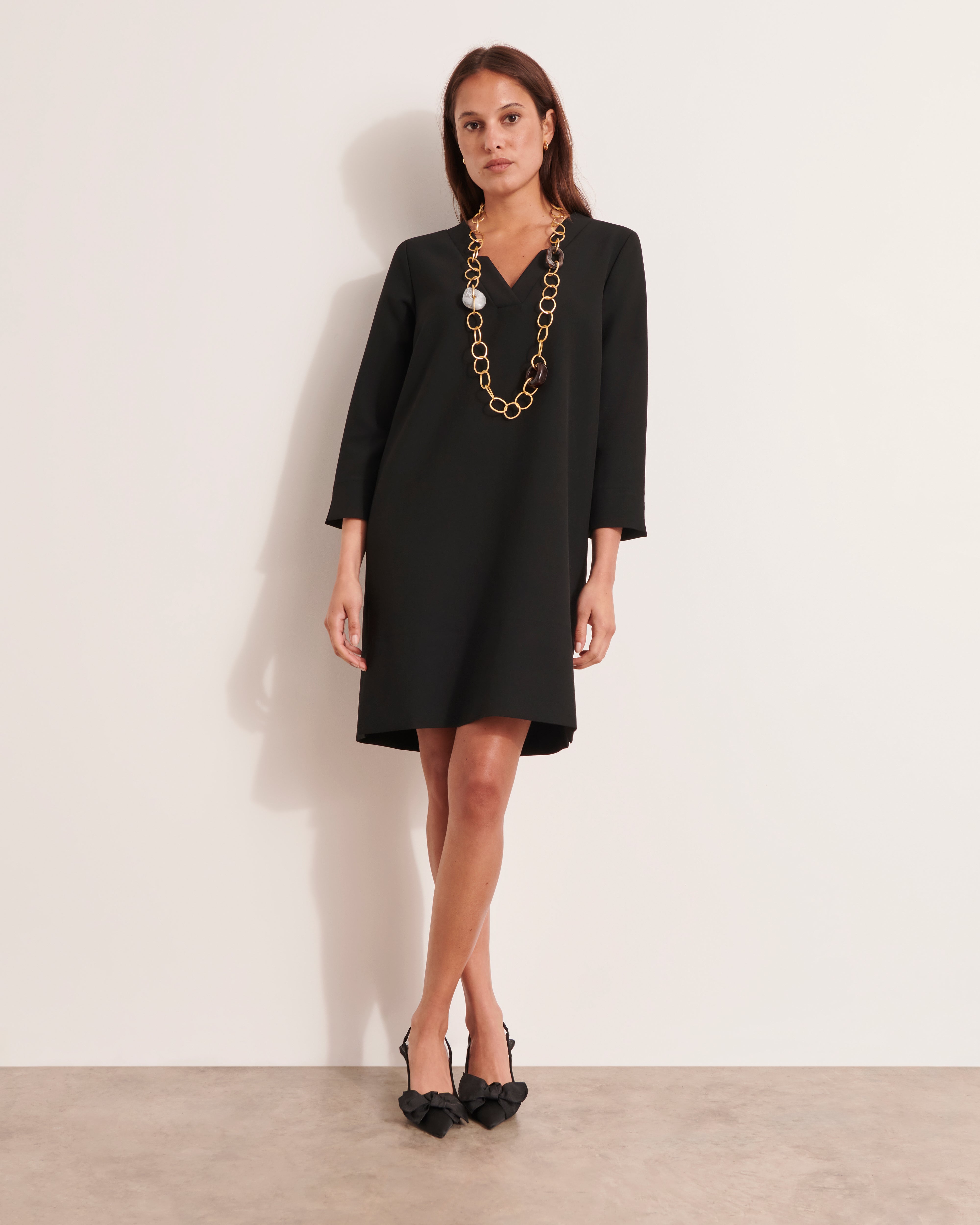 Robe droite stretch ROUGETTE12/12085/500