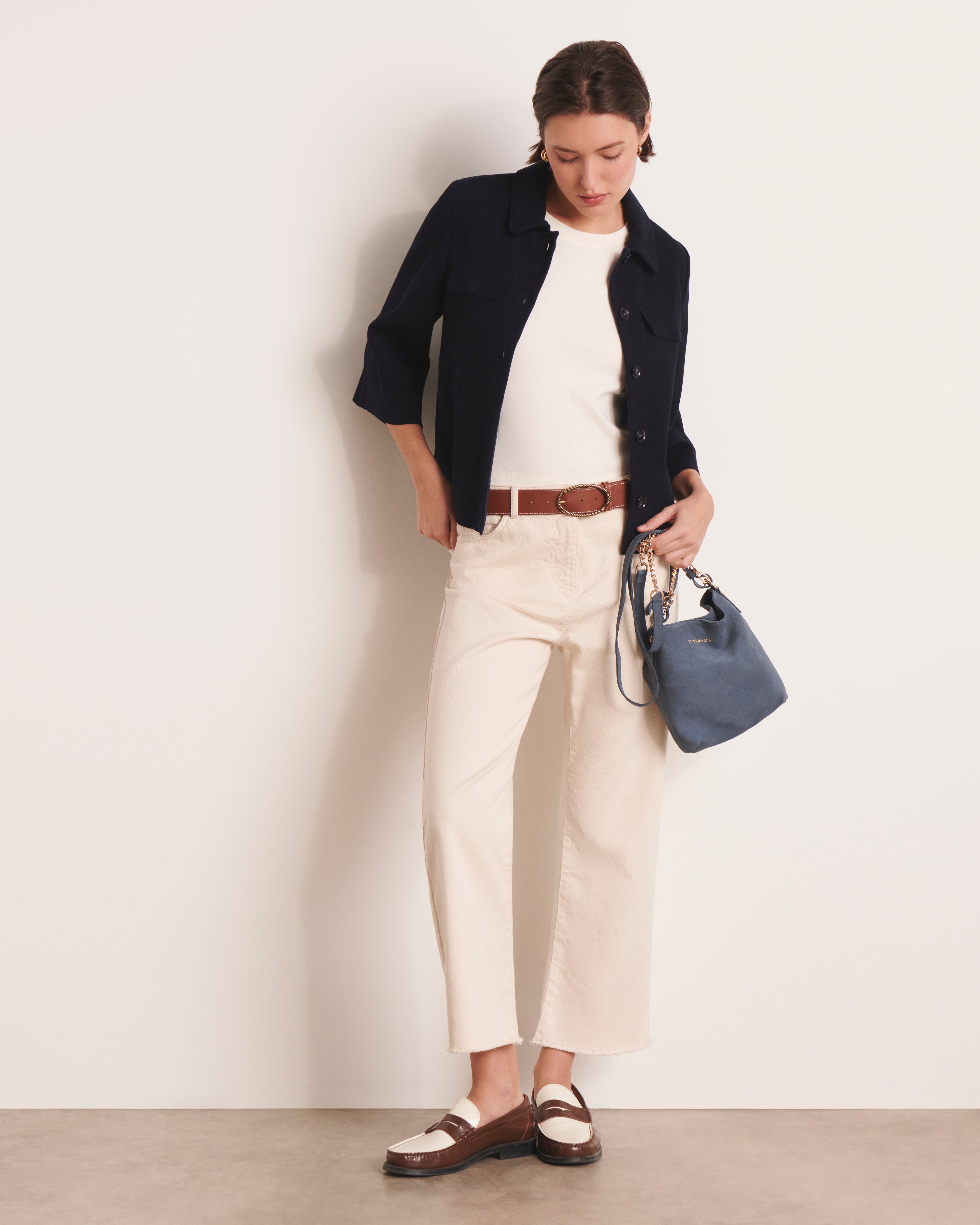 Veste boutonnée en maille VALI/13244/317