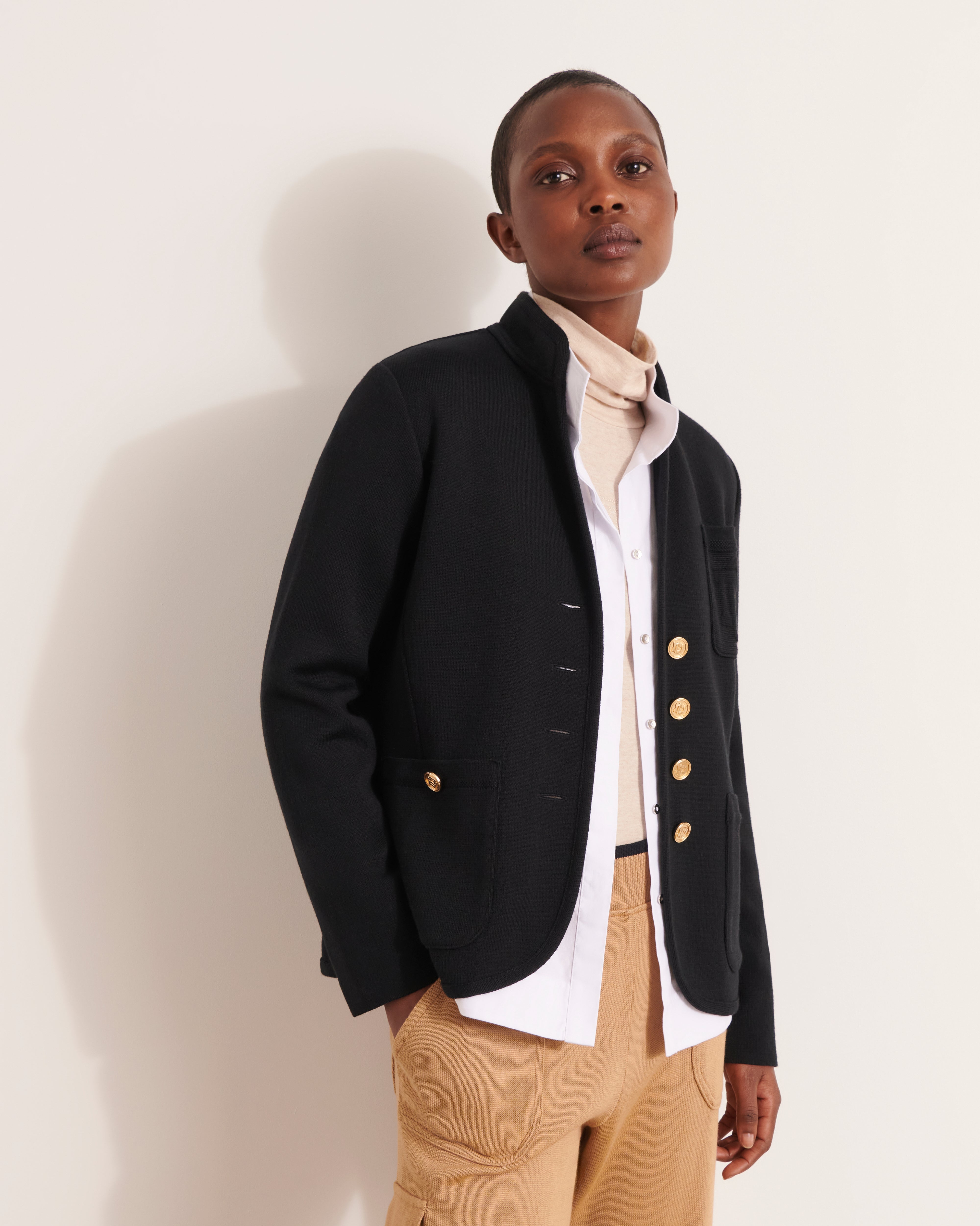 Veste maille milano en laine mérinos VICTORINE1927-12/12036/500