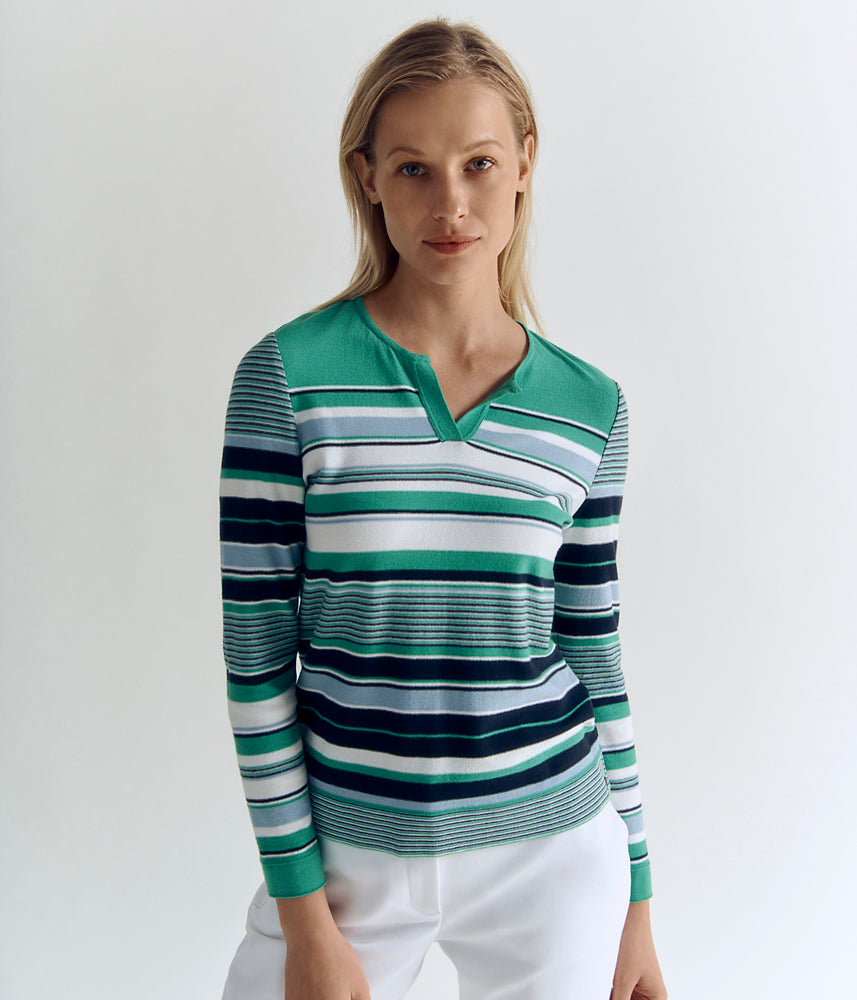 Striped knit sweater ARTISTE83/83249/861