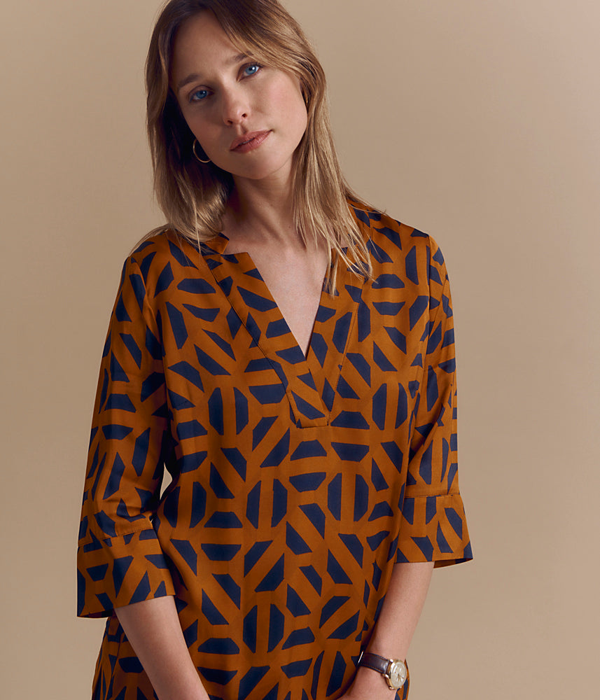 Printed fluid tunic CRAYOLA/84026/540
