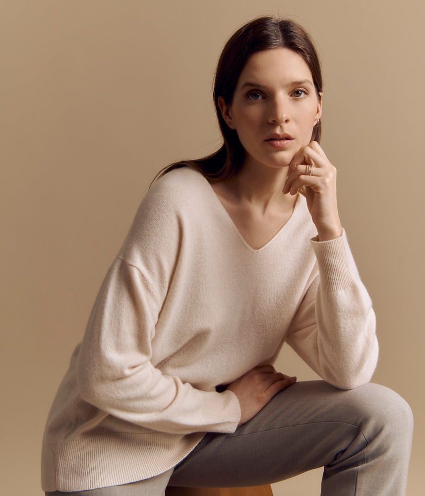 Jersey punto cashmere ALILOETTE/84103/017