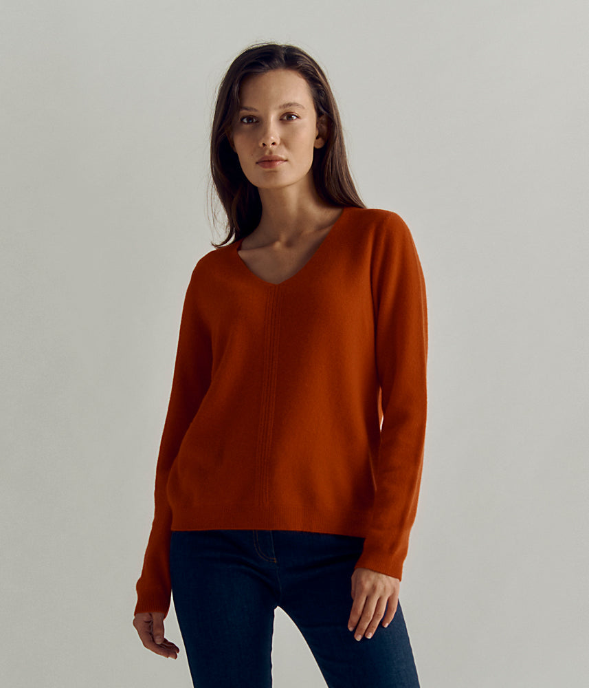 Moss stitch sweater ALINATA/83158/125
