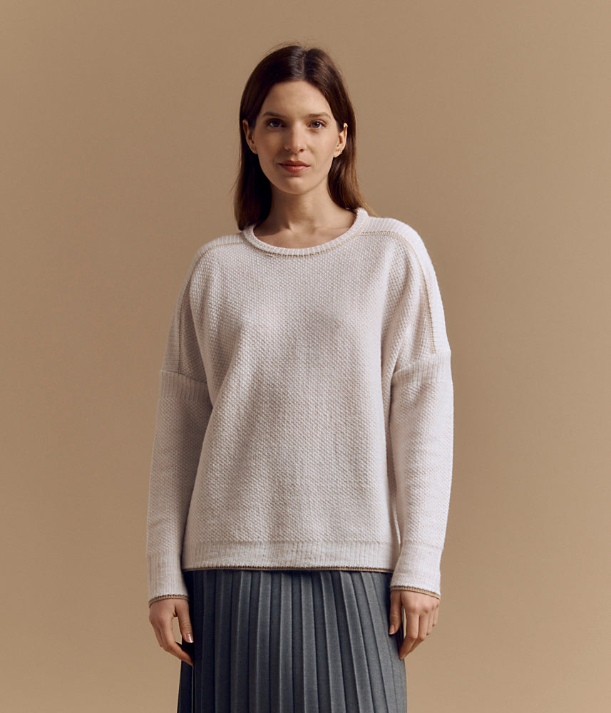 Wool and alpaca knit sweater ALVA/84004/781